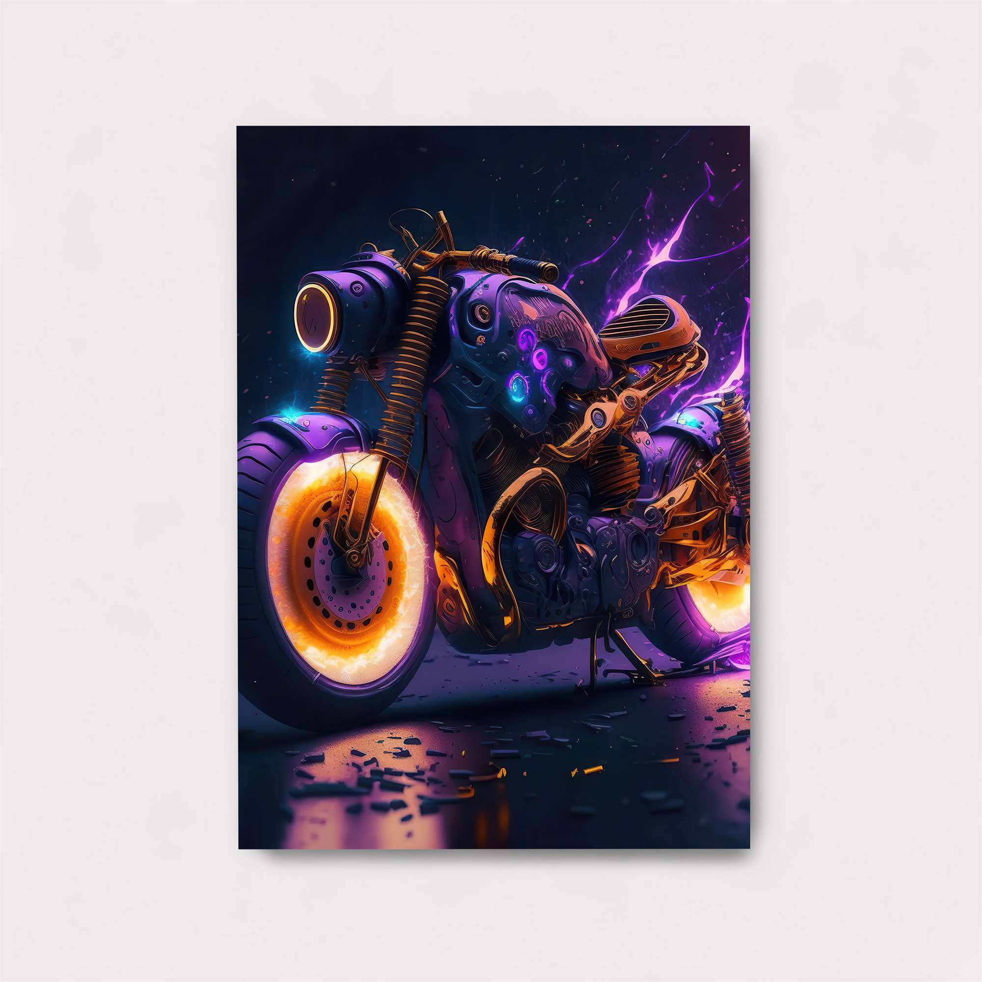Neon Thunder Safe Wall Magnetic / M