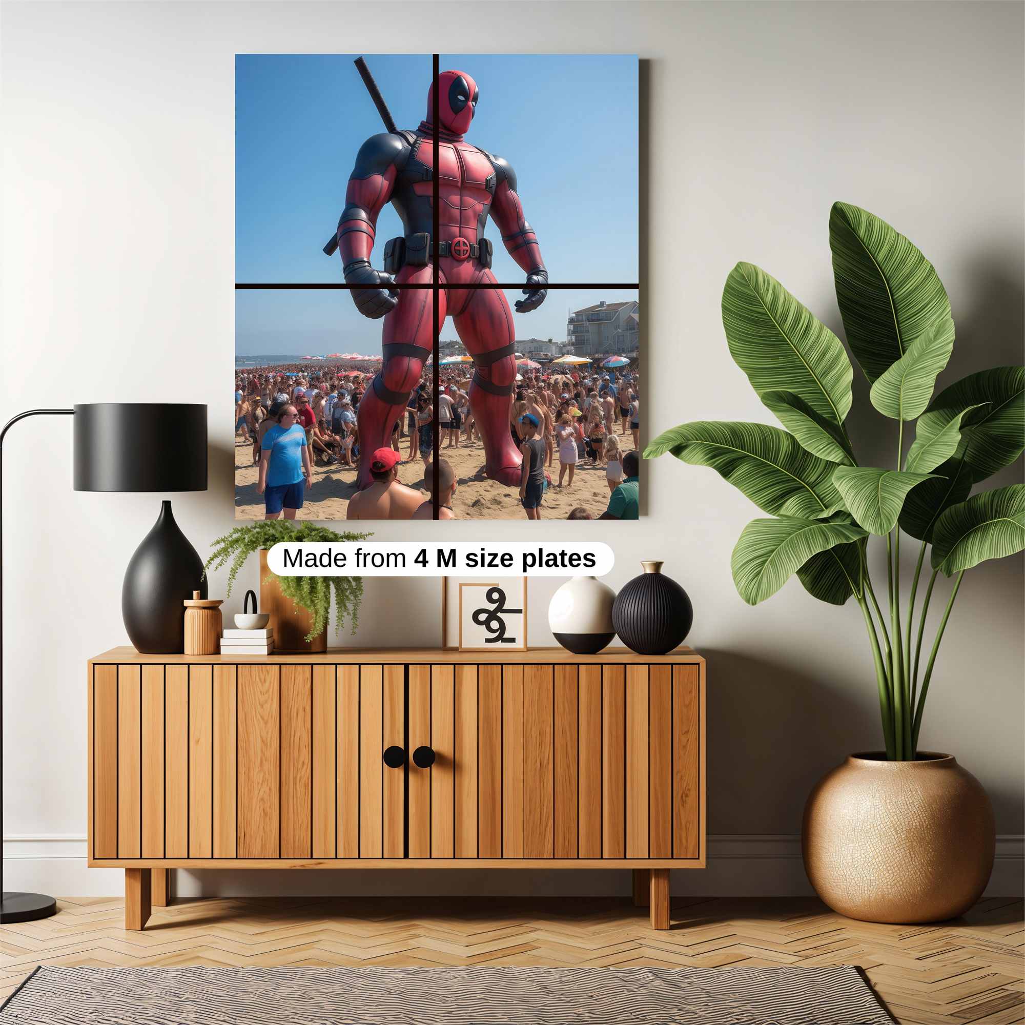 Deadpool Festive Safe Wall Magnetic / M