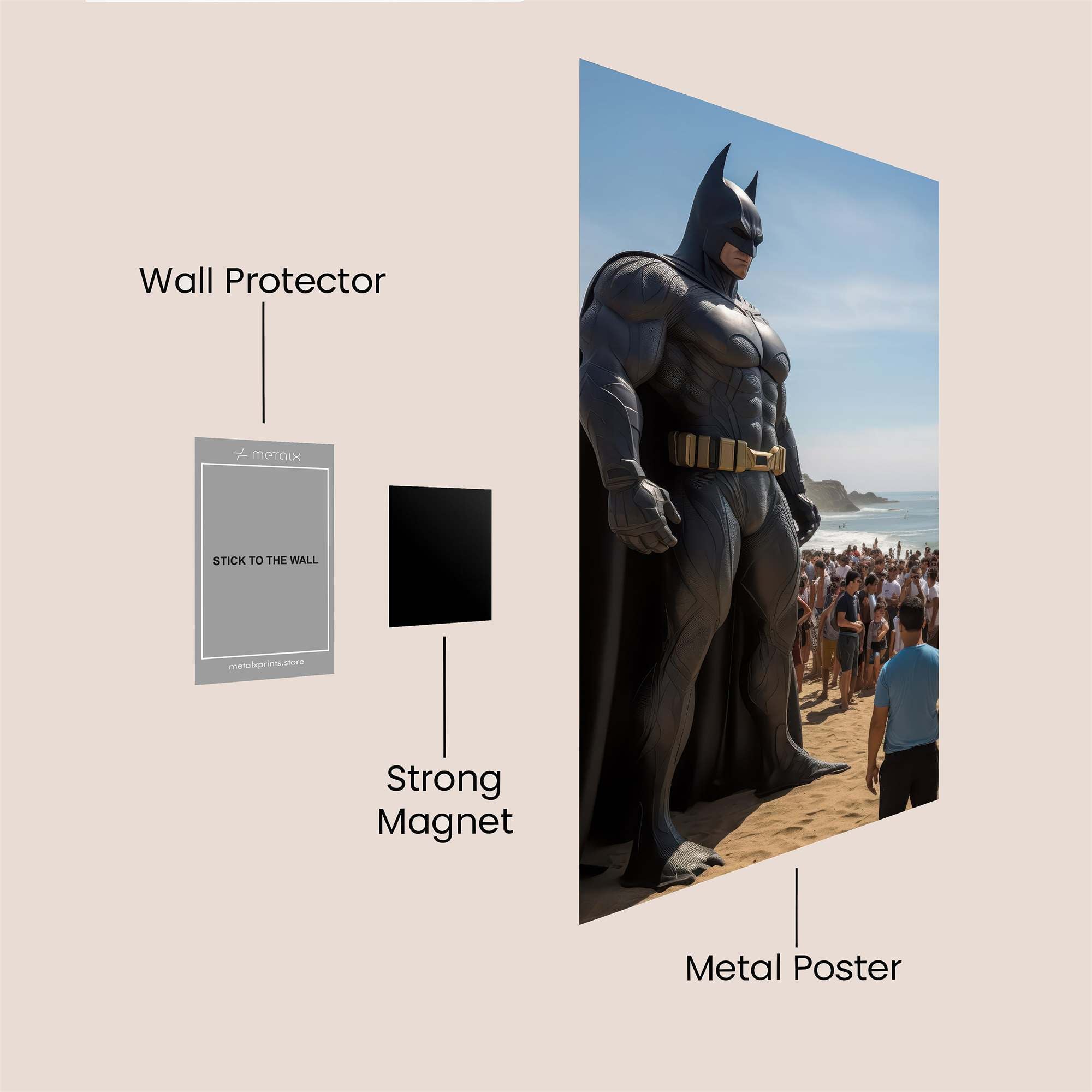 Batman Majestic Safe Wall Magnetic / M