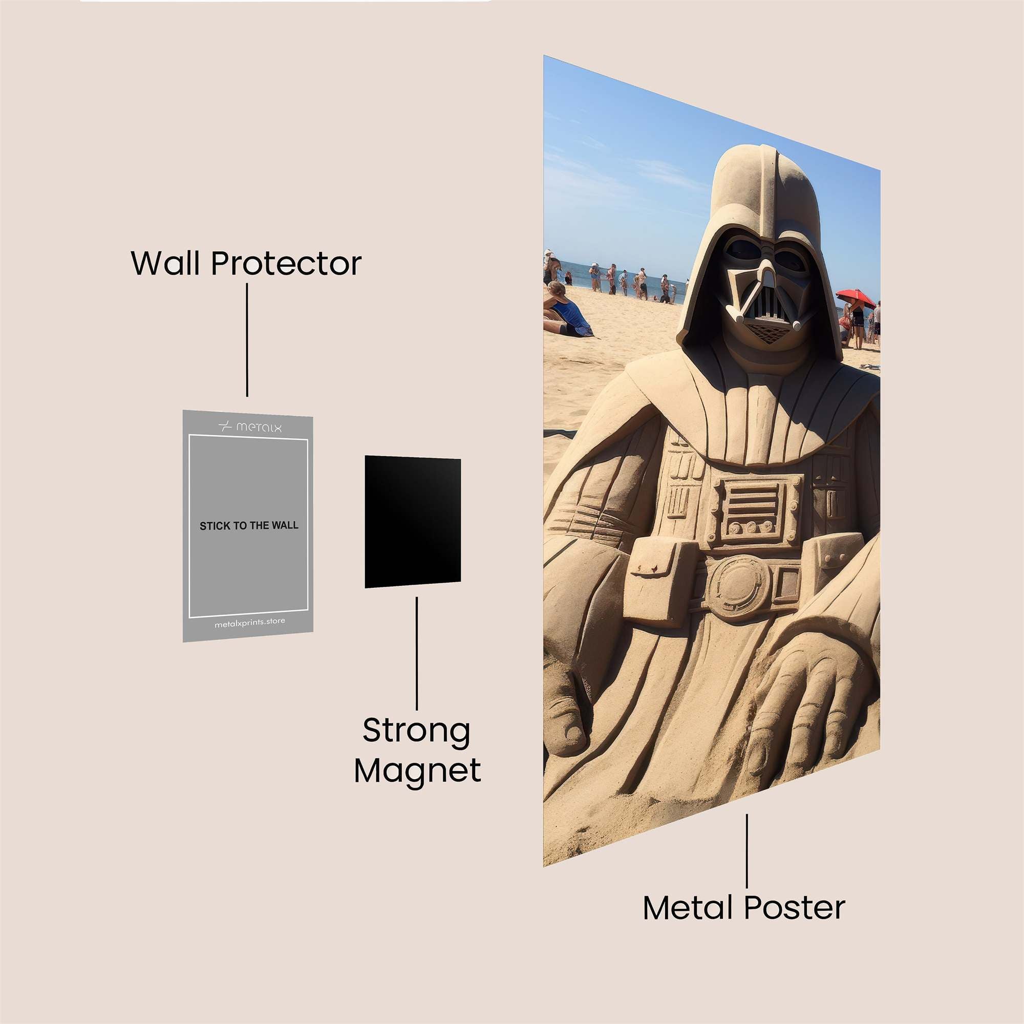 Darth Serene Safe Wall Magnetic / M