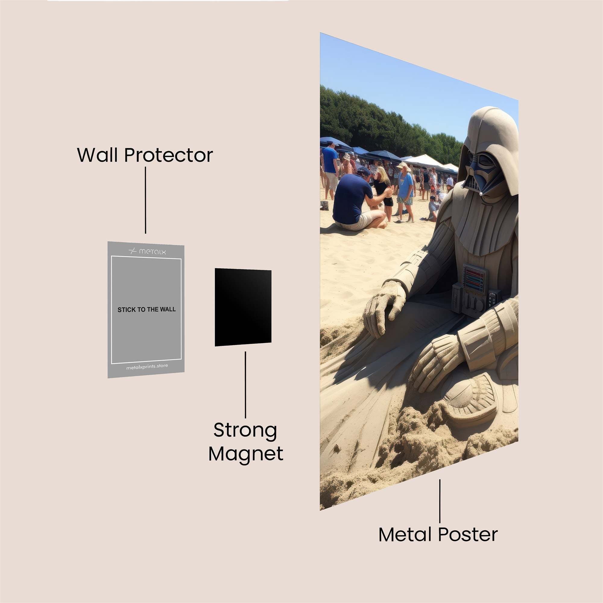 Darth Relaxed Safe Wall Magnetic / M