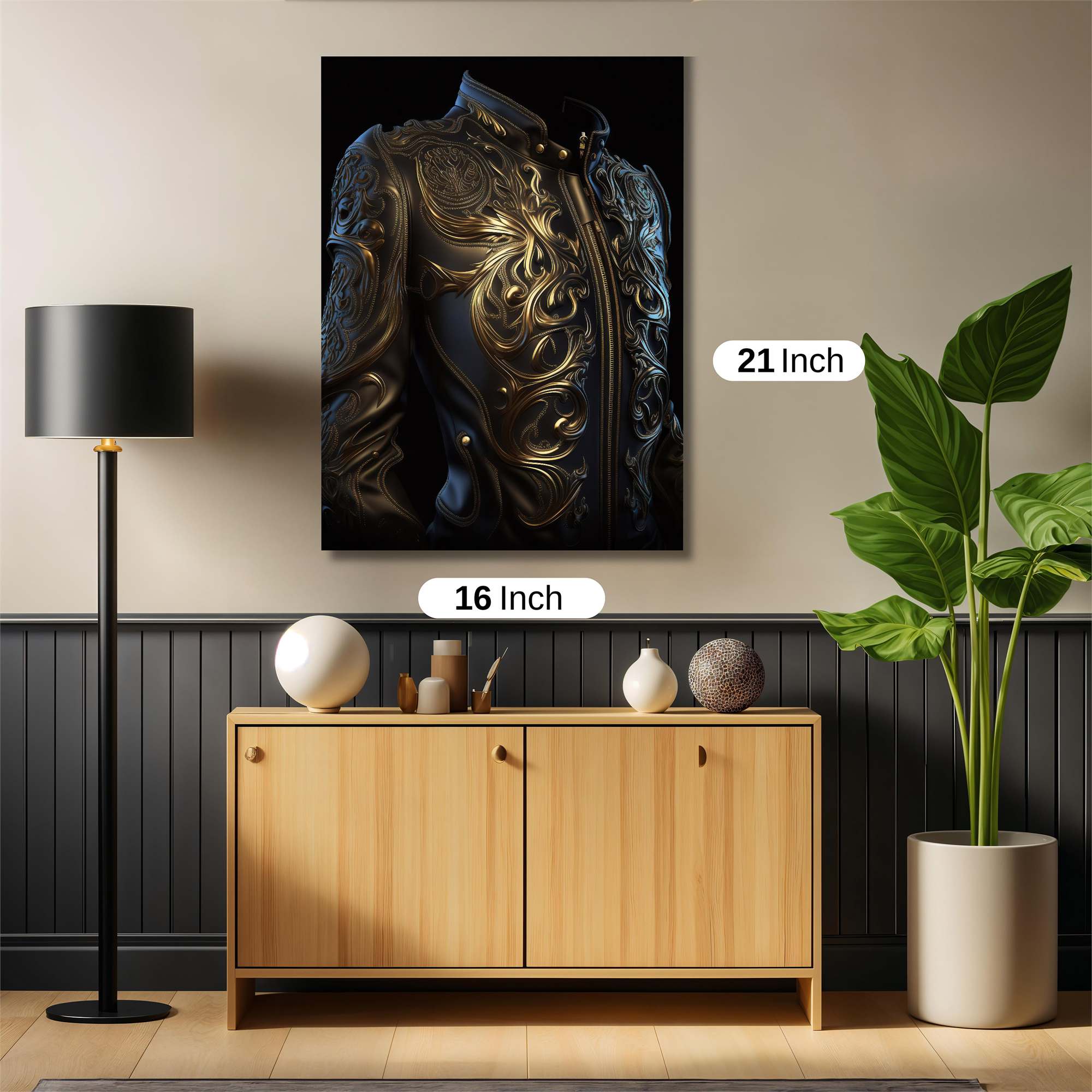 Ornate Elegance Safe Wall Magnetic / M