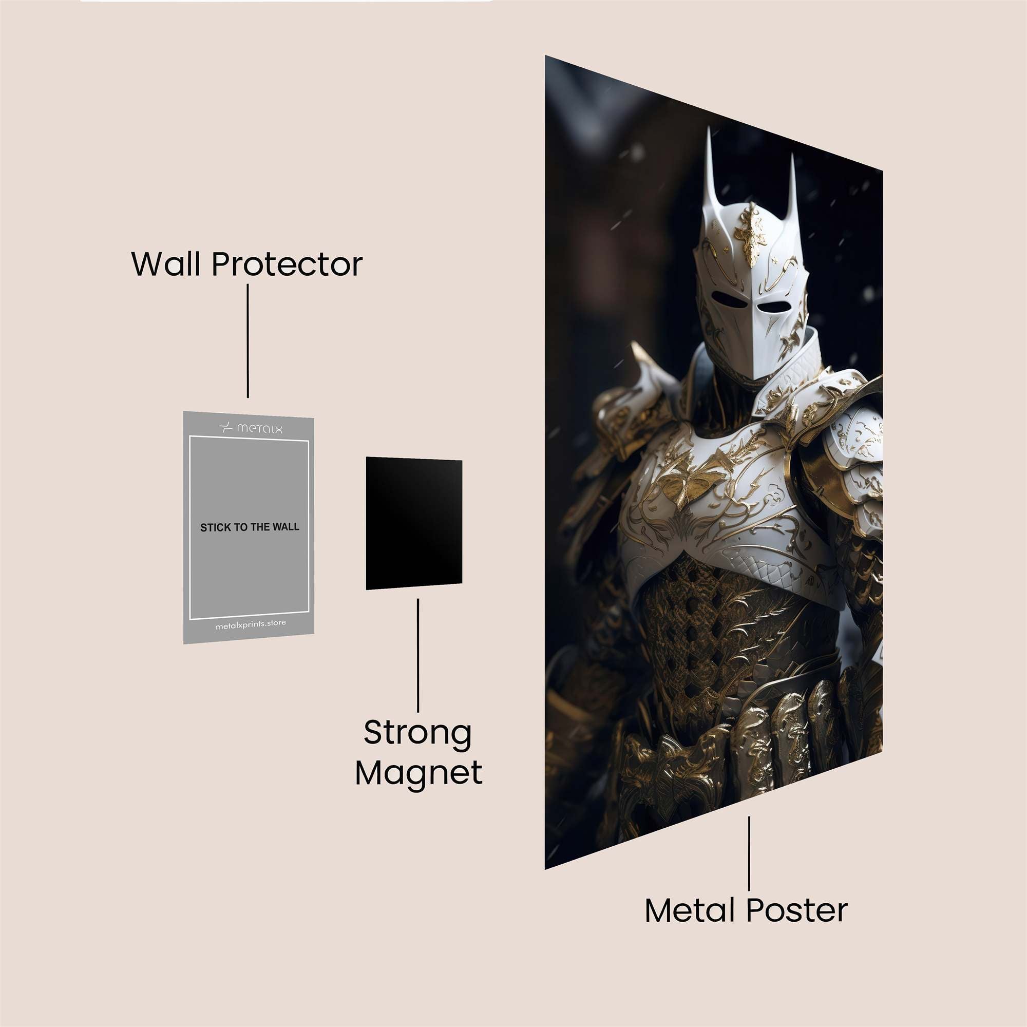 Knightly Elegance Safe Wall Magnetic / M
