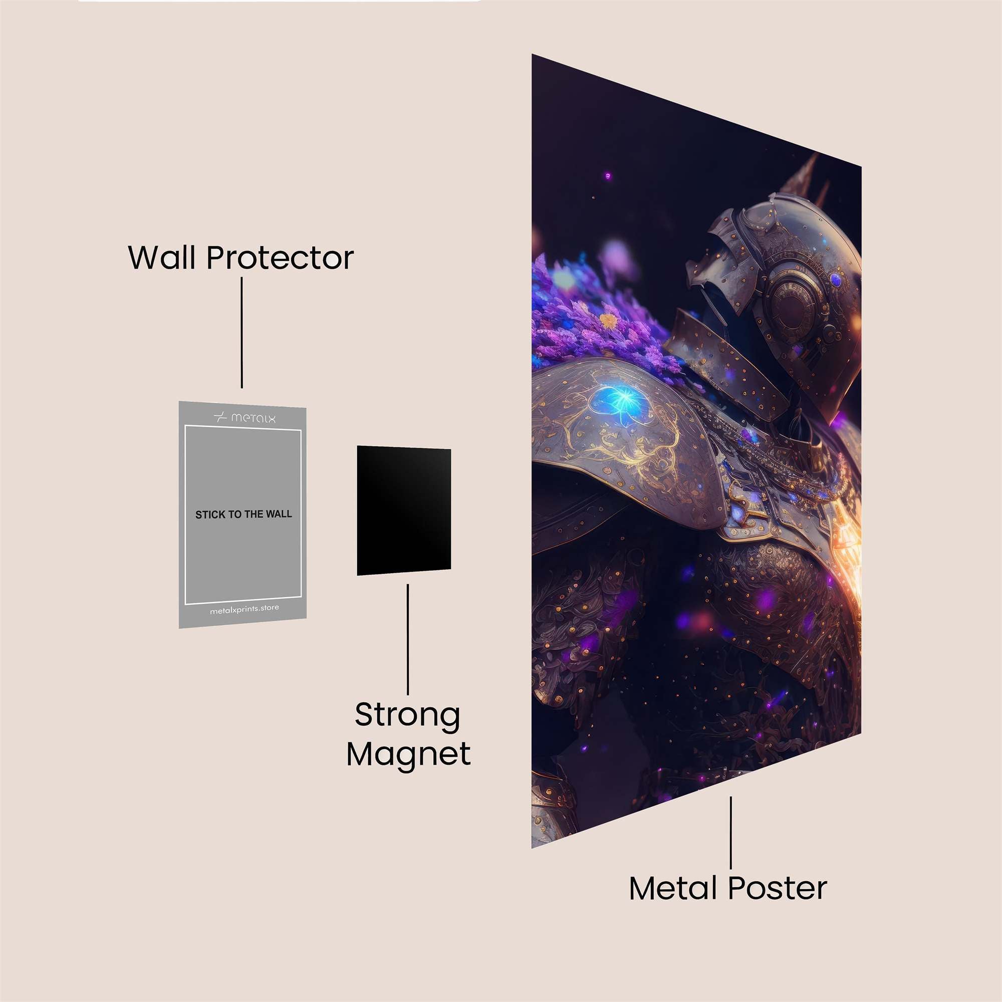 Knight Enigma Safe Wall Magnetic / M