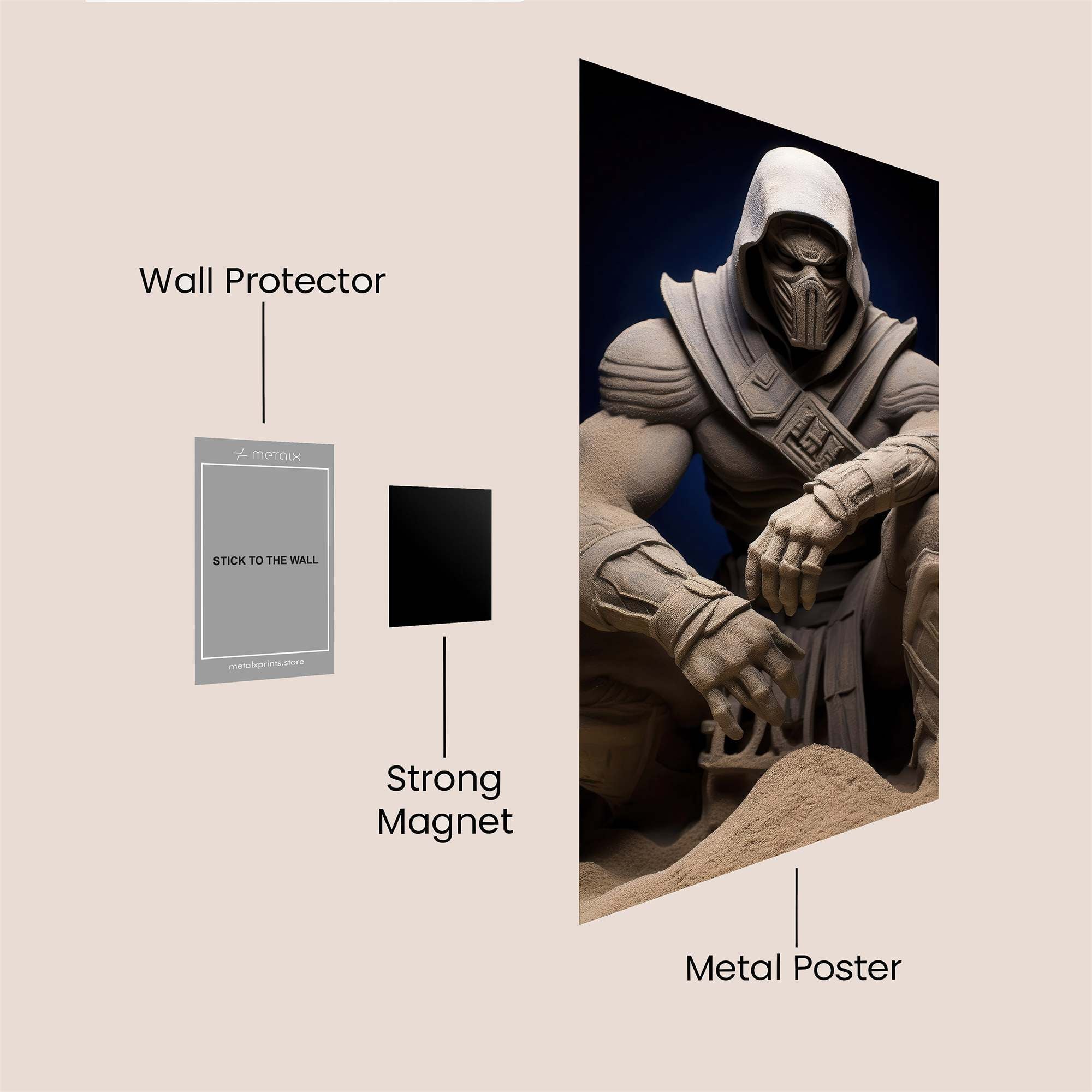 Scorpion Brooding Safe Wall Magnetic / M