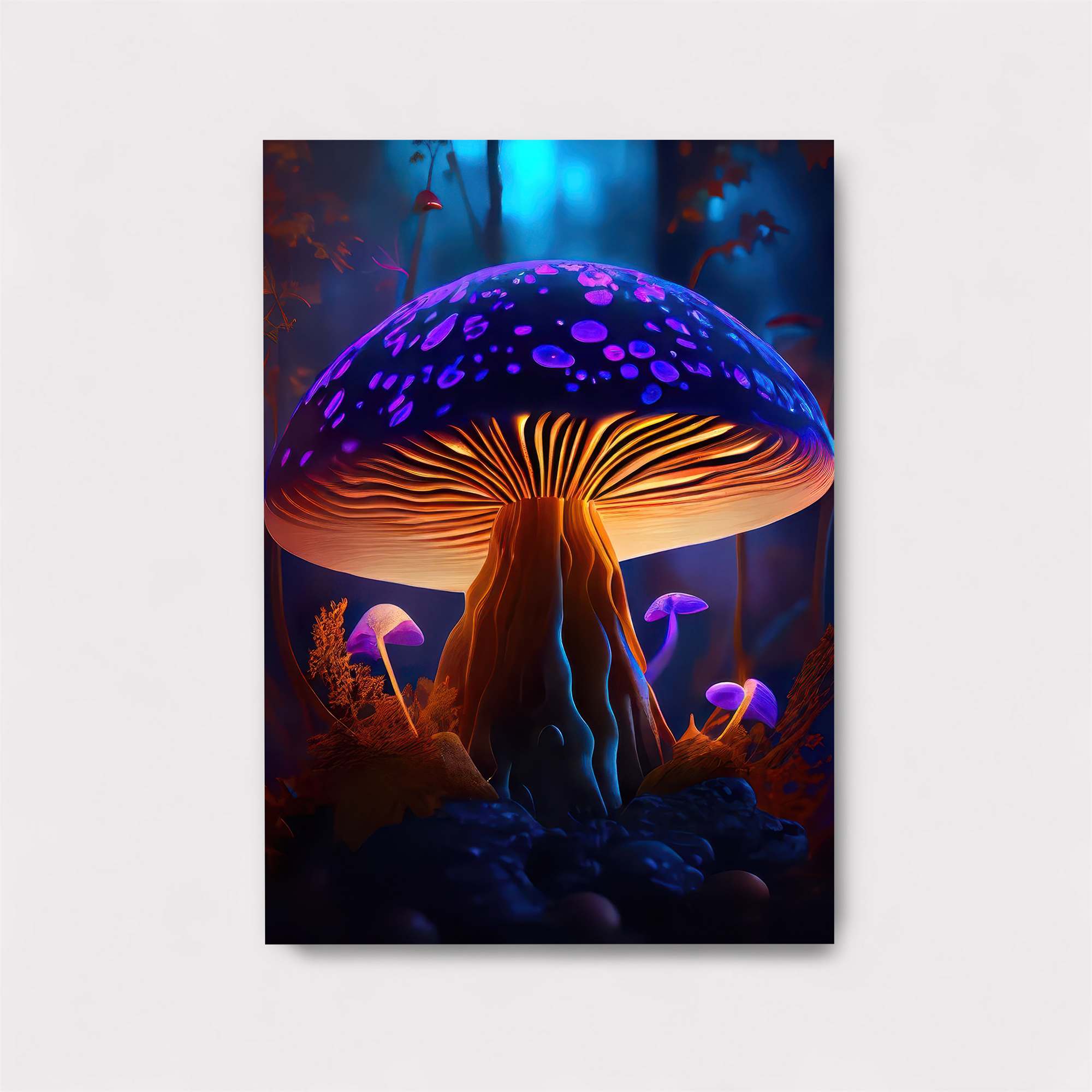 Mushroom Glow Safe Wall Magnetic / M