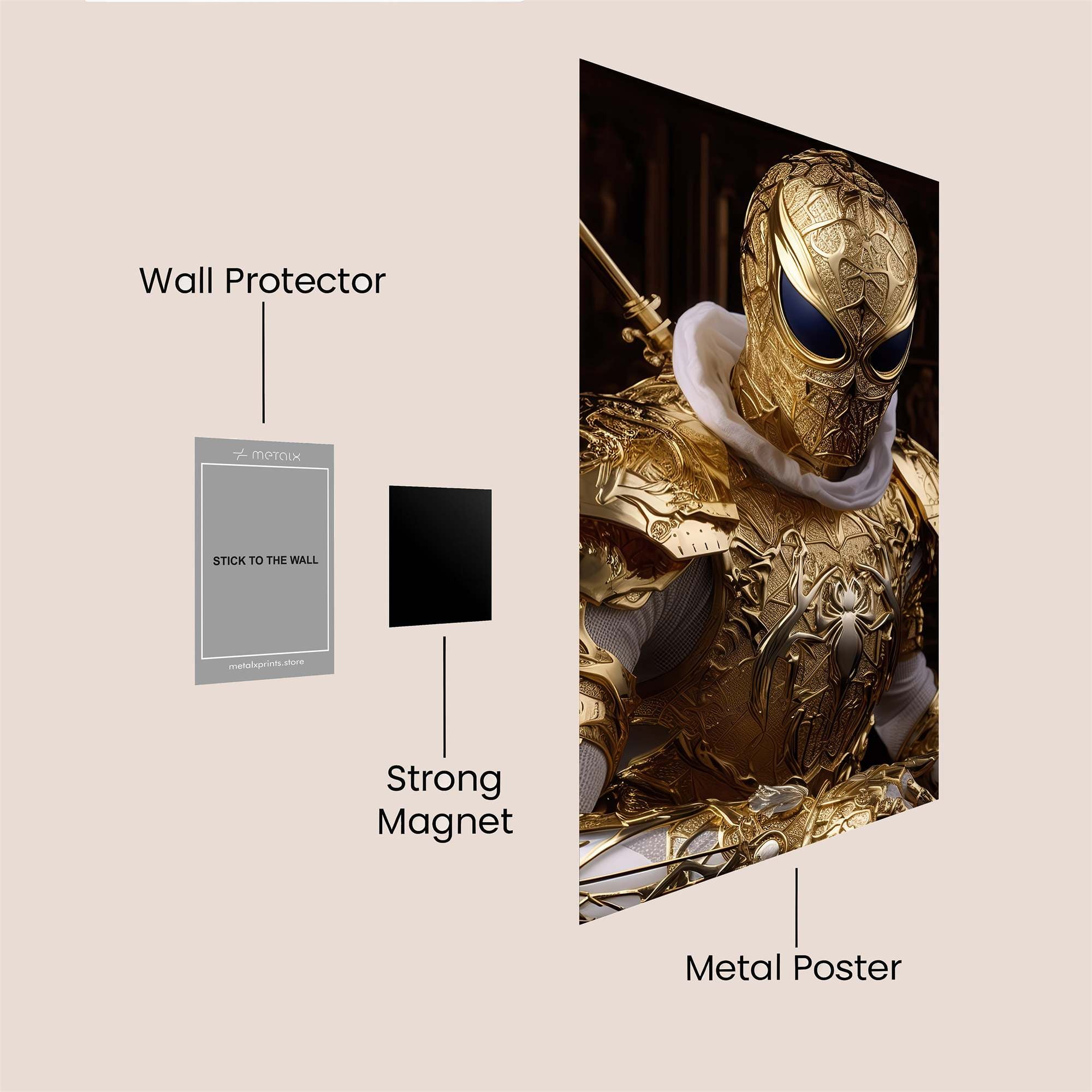 Spider Regal Safe Wall Magnetic / M