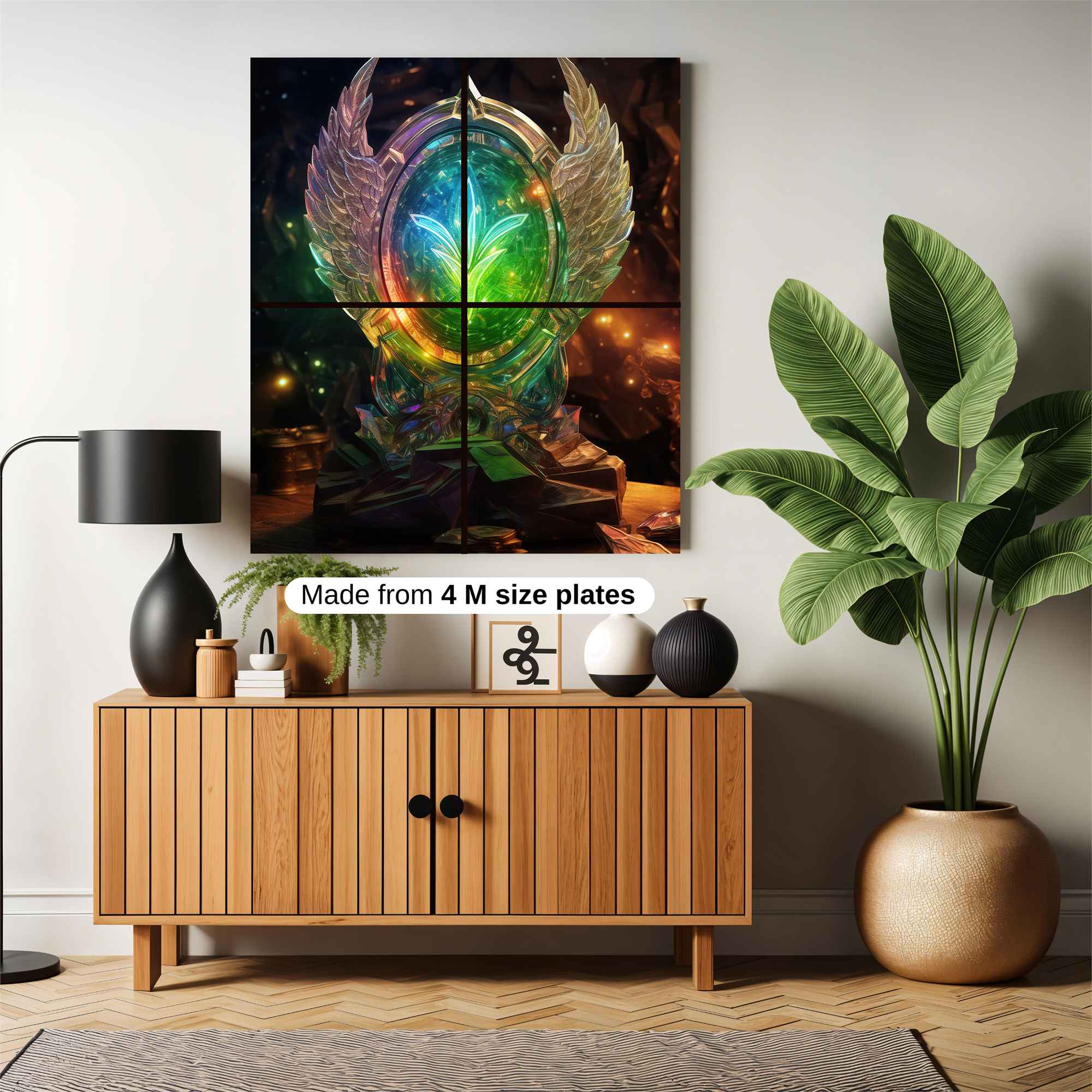 Crystal Serenity Safe Wall Magnetic / M