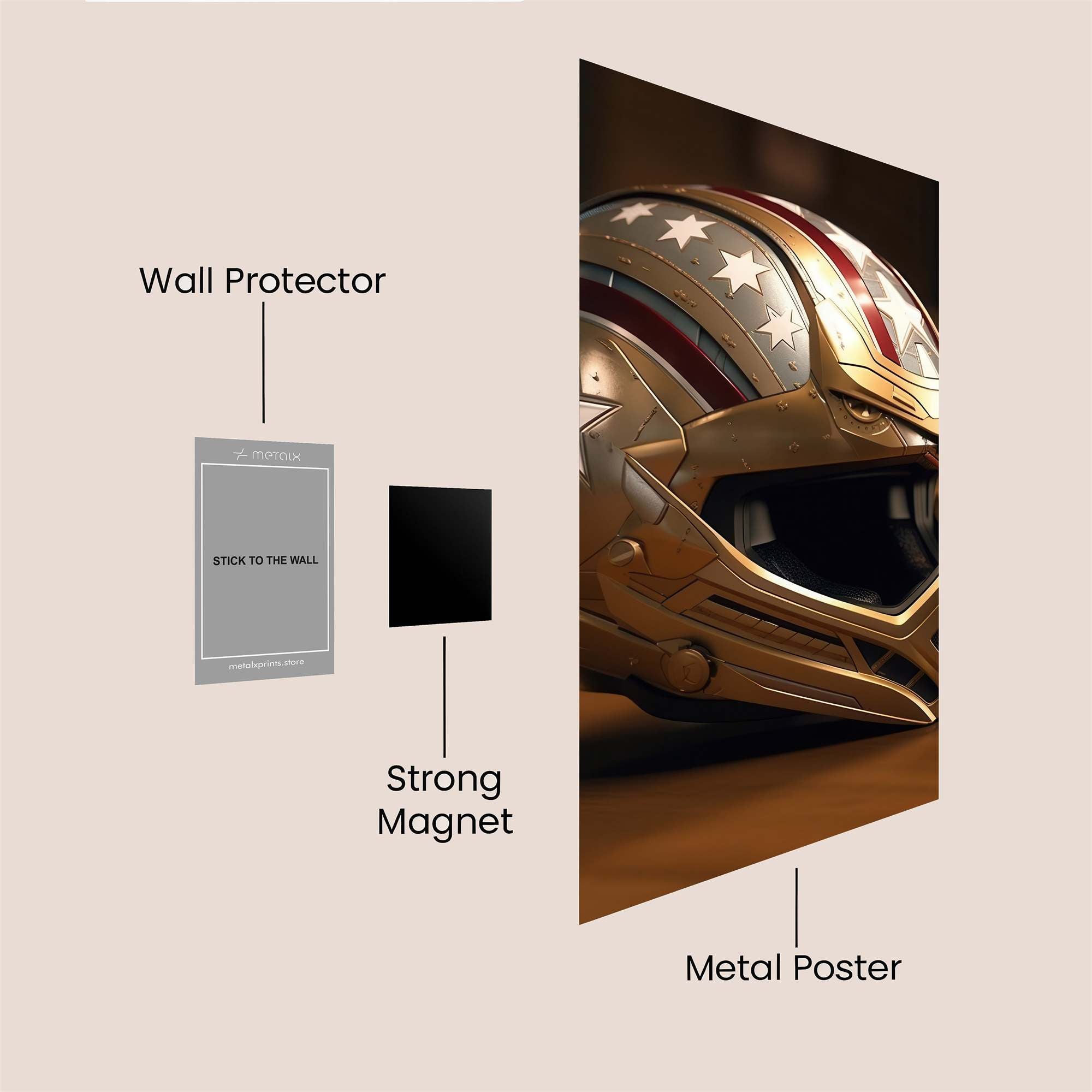 Captain Regal Safe Wall Magnetic / M