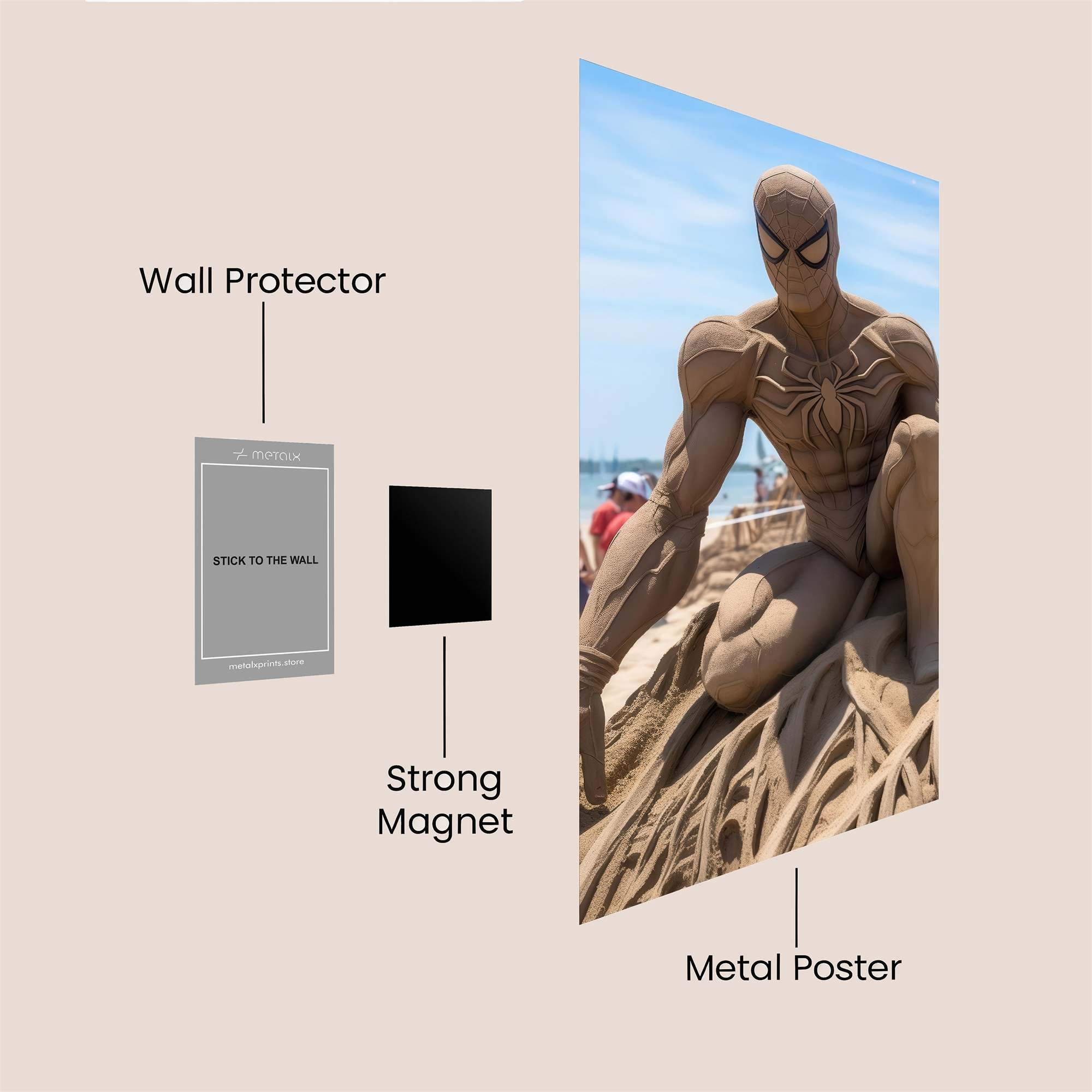 Spidey Serenity Safe Wall Magnetic / M