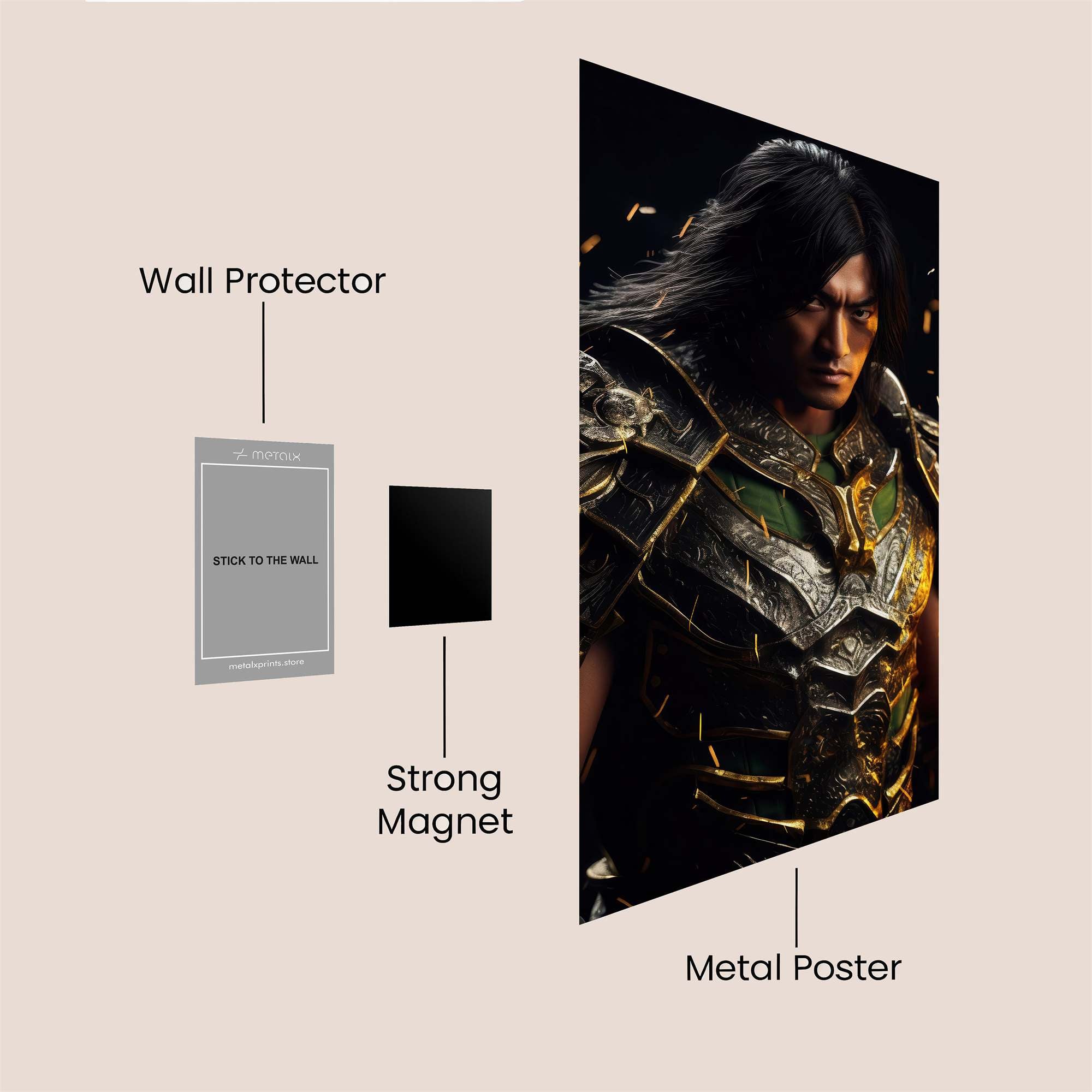 Warrior Resolute Safe Wall Magnetic / M