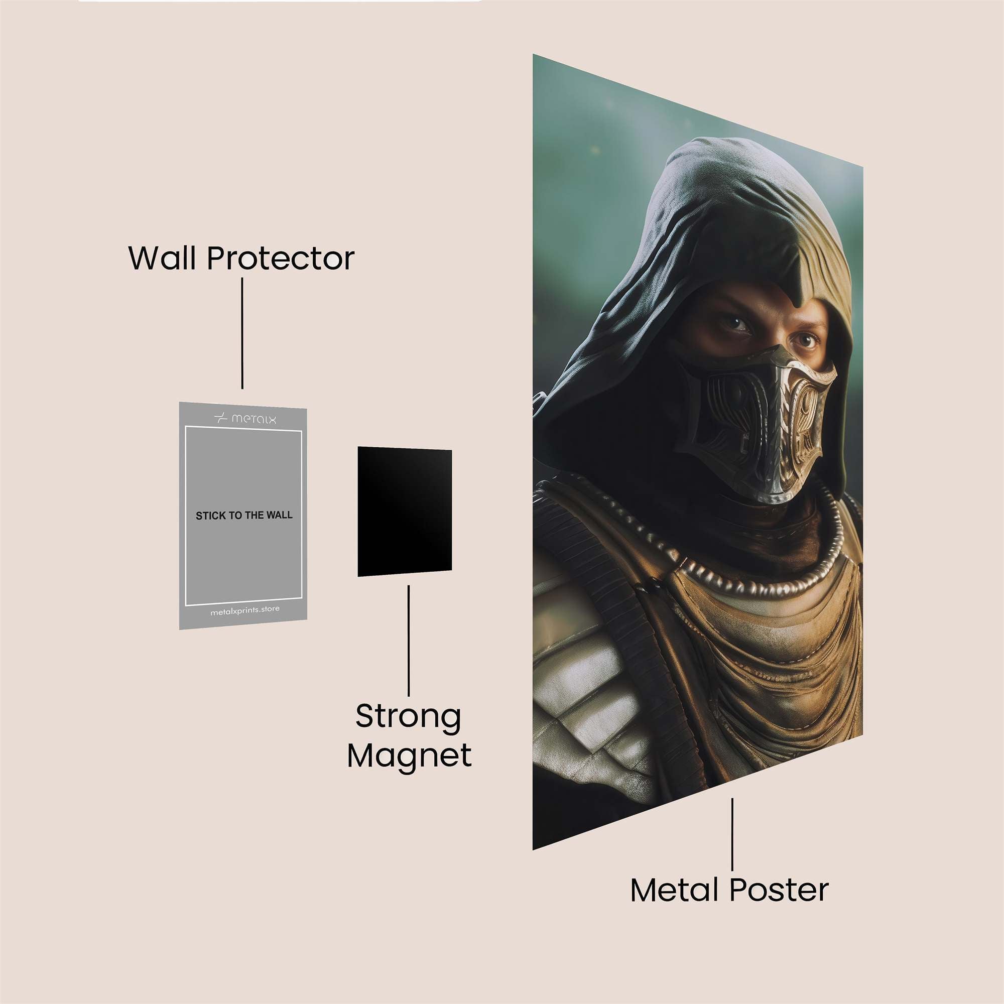 Scorpion Eerie Safe Wall Magnetic / M