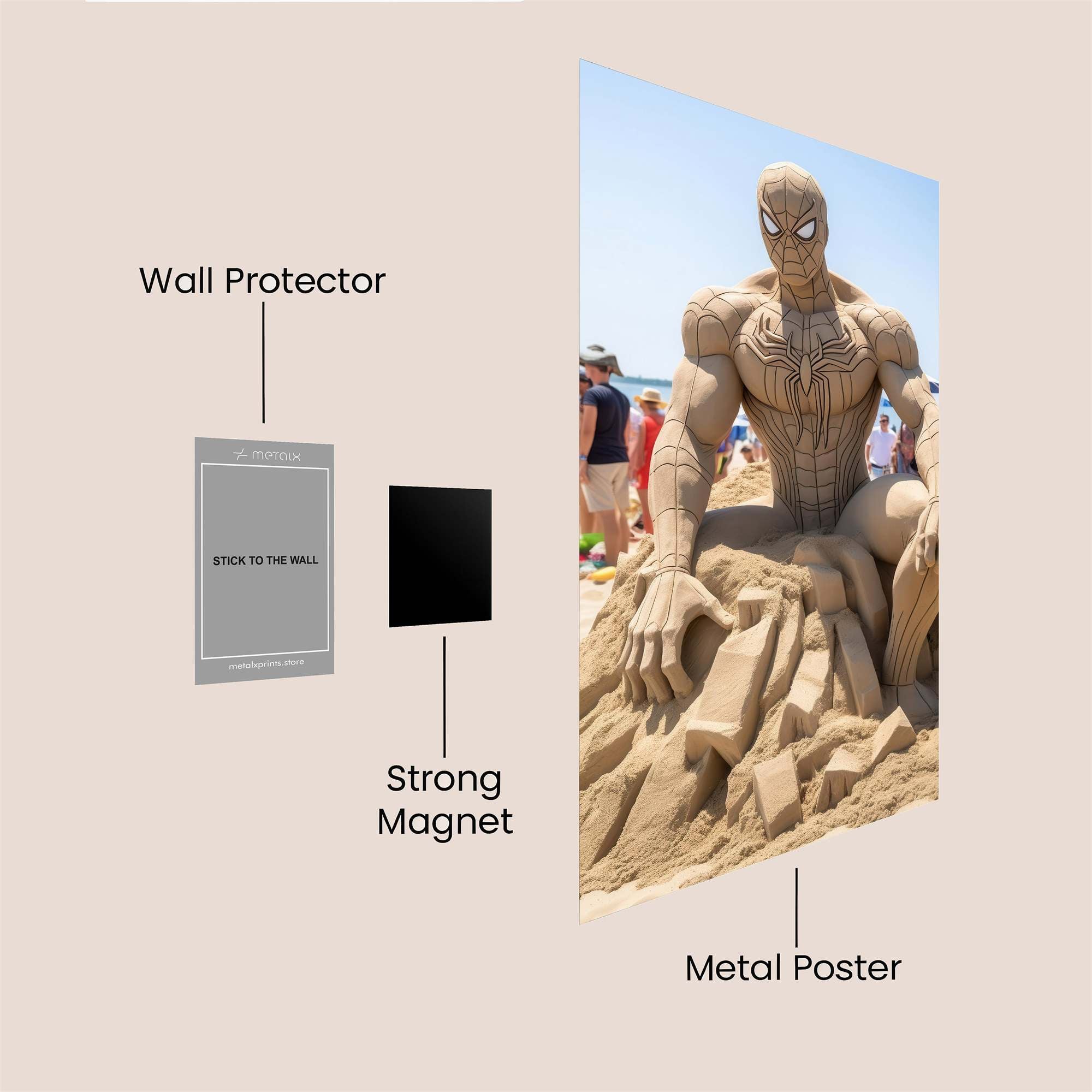 Spidey Serenity Safe Wall Magnetic / M