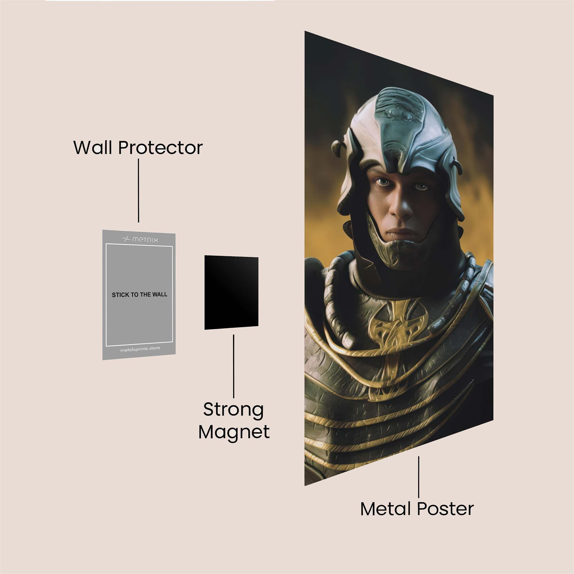 Knight Sombre Safe Wall Magnetic / M