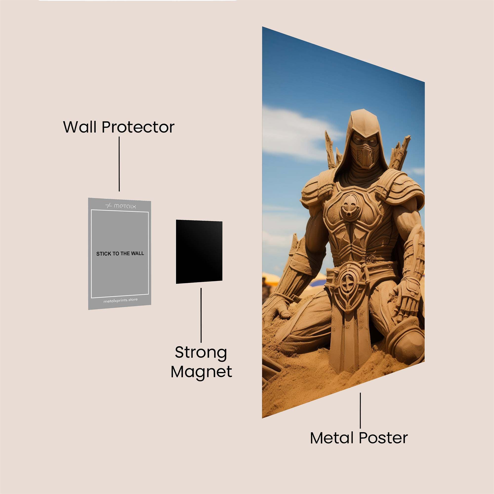 Deadpool Serene Safe Wall Magnetic / M