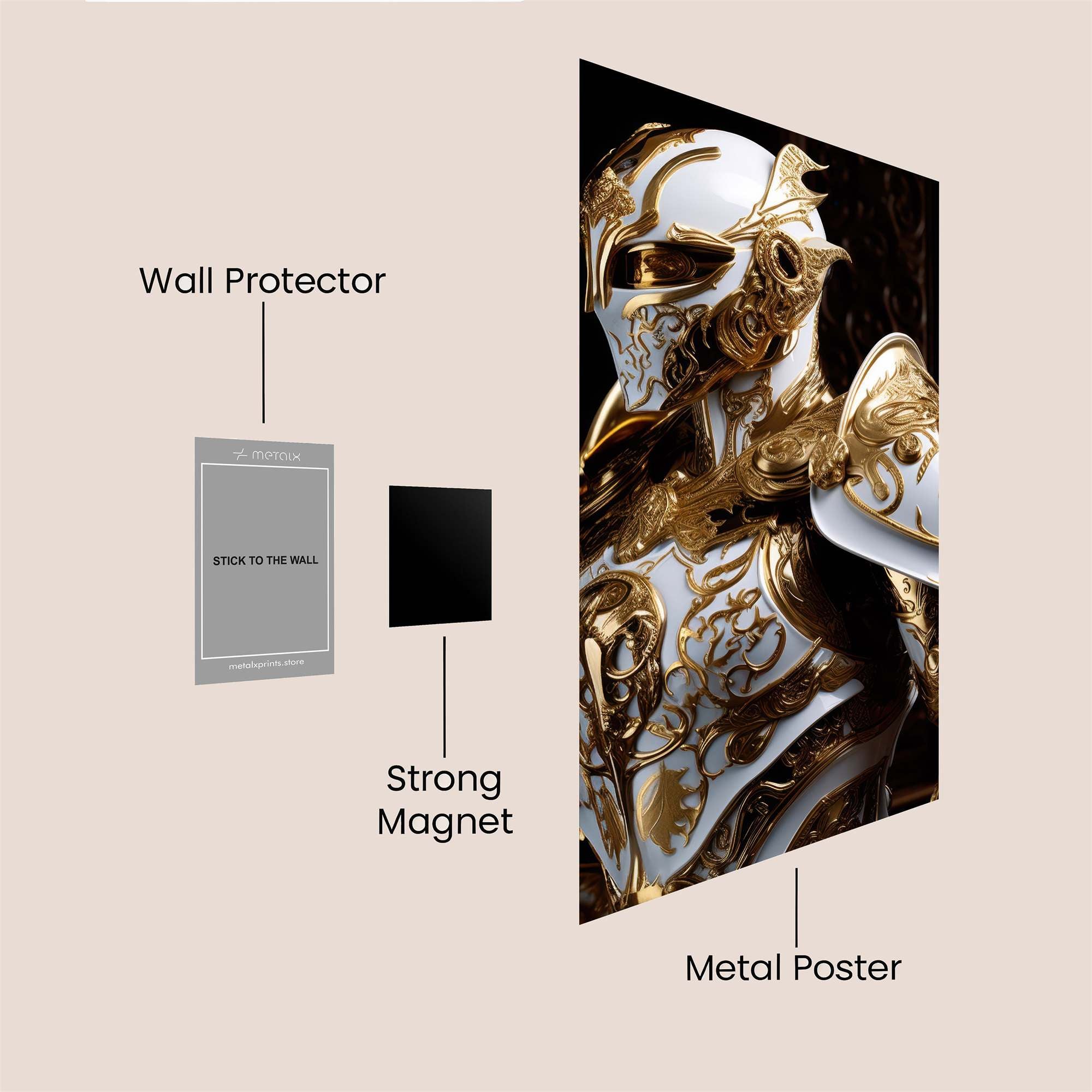 Knight Regal Safe Wall Magnetic / M