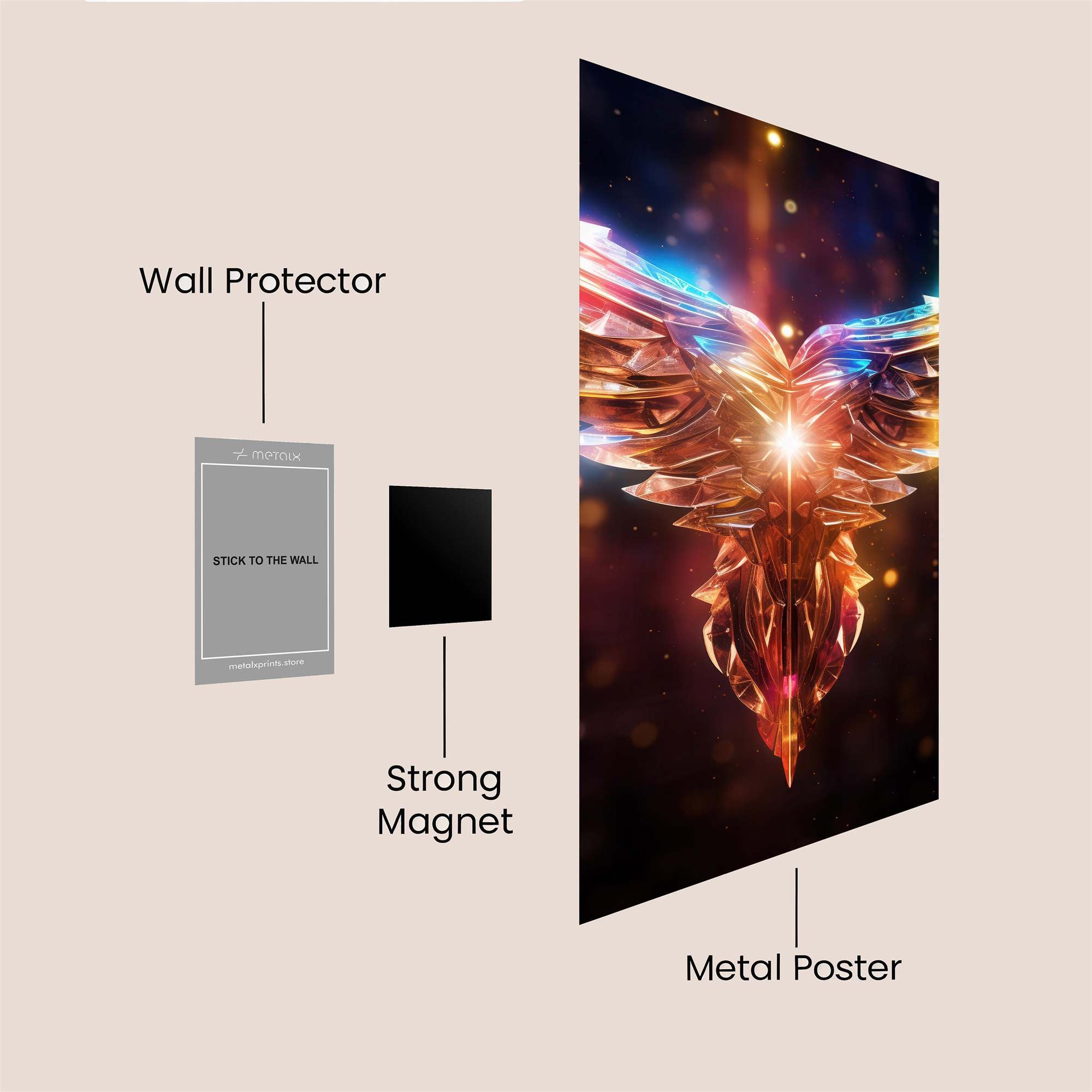 Phoenix Radiant Safe Wall Magnetic / M