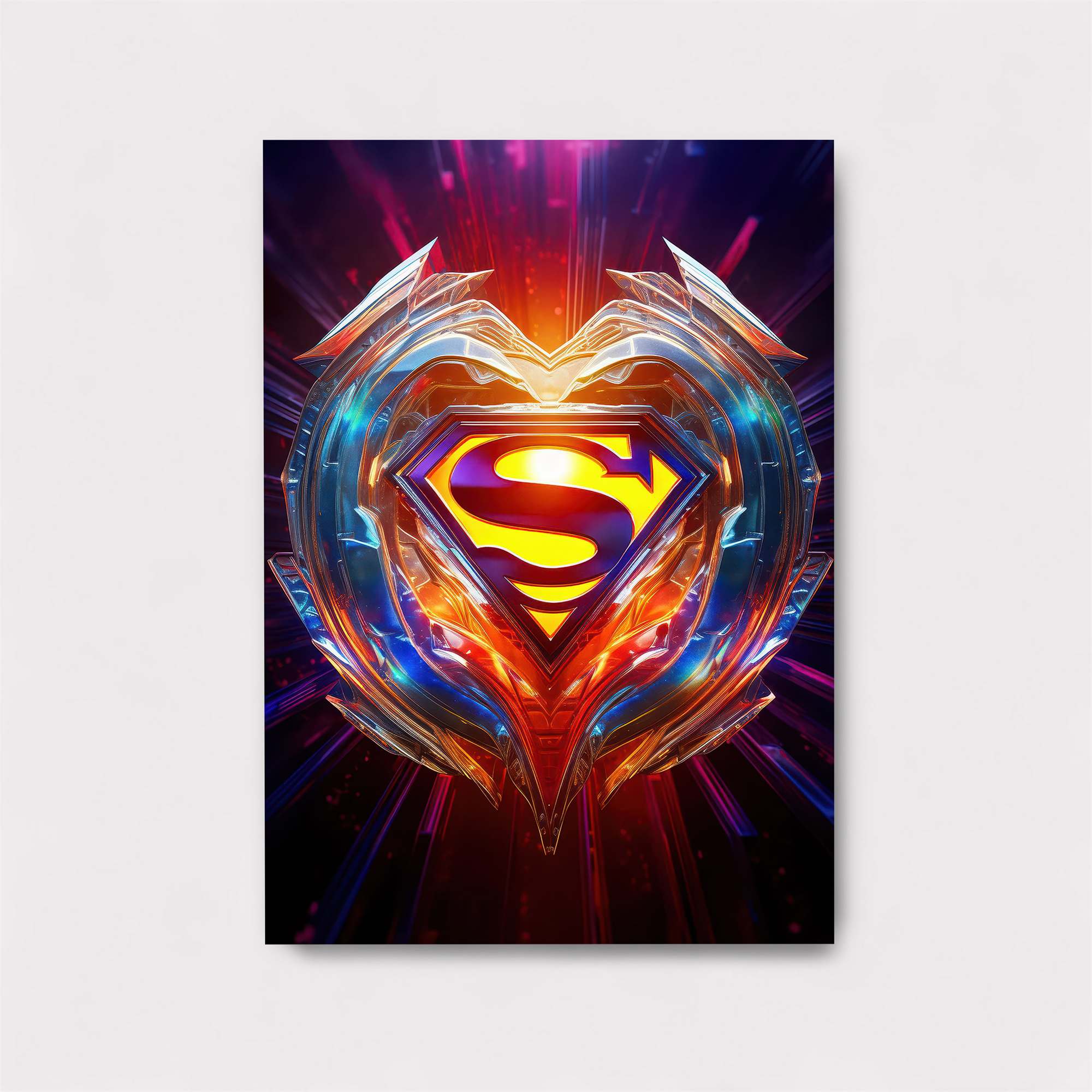 Superman Radiant Safe Wall Magnetic / M