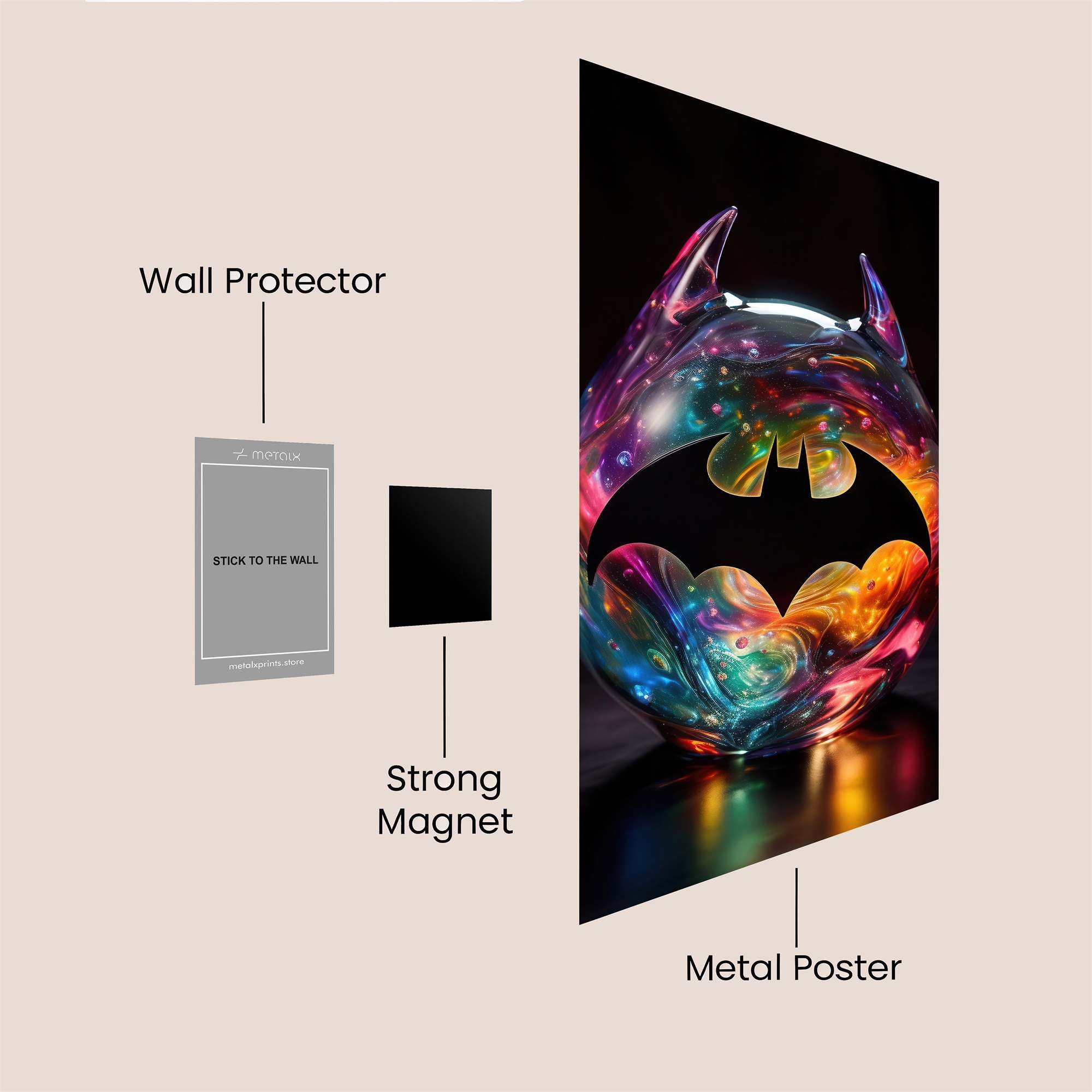 Batman Radiant Safe Wall Magnetic / M
