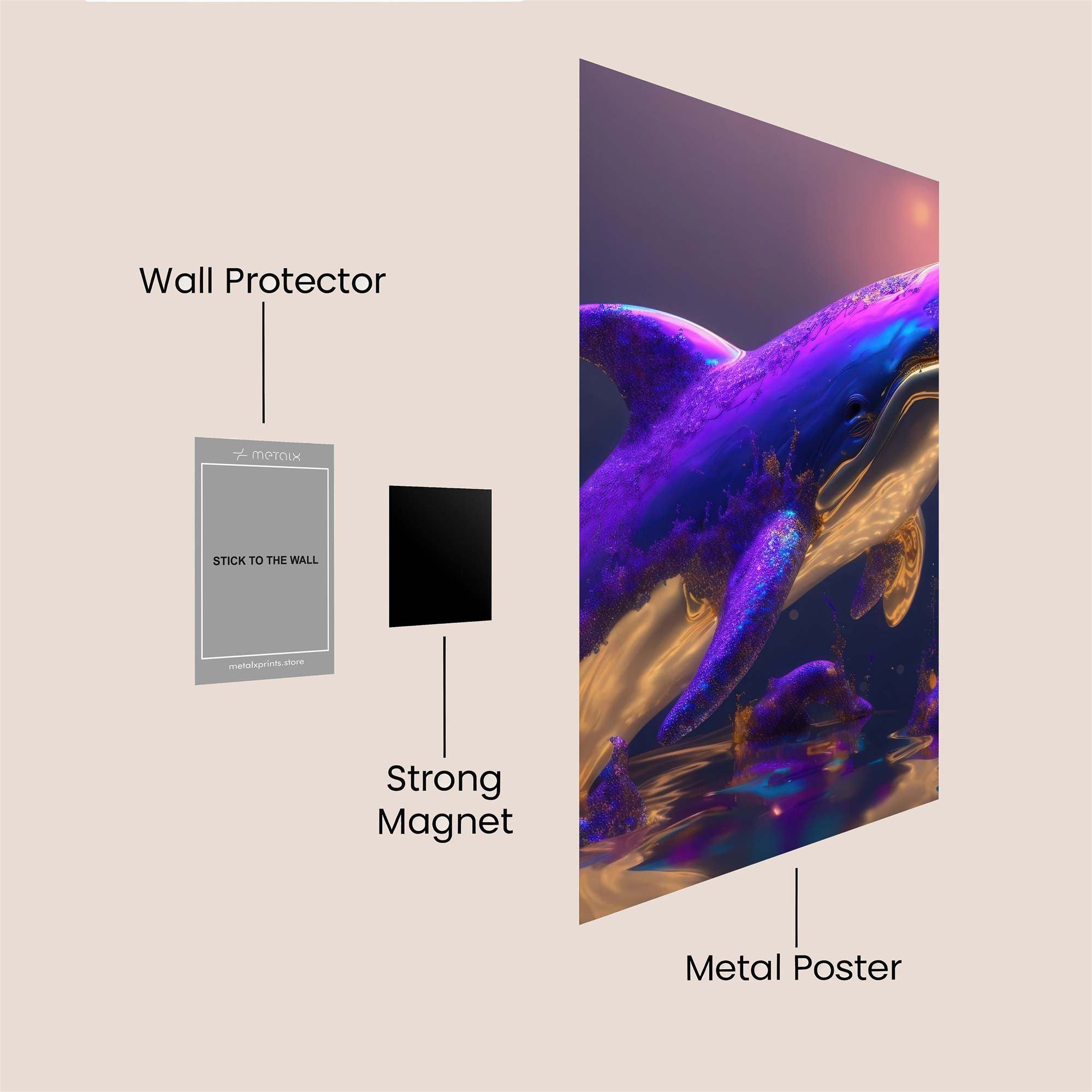 Orca Radiance Safe Wall Magnetic / M