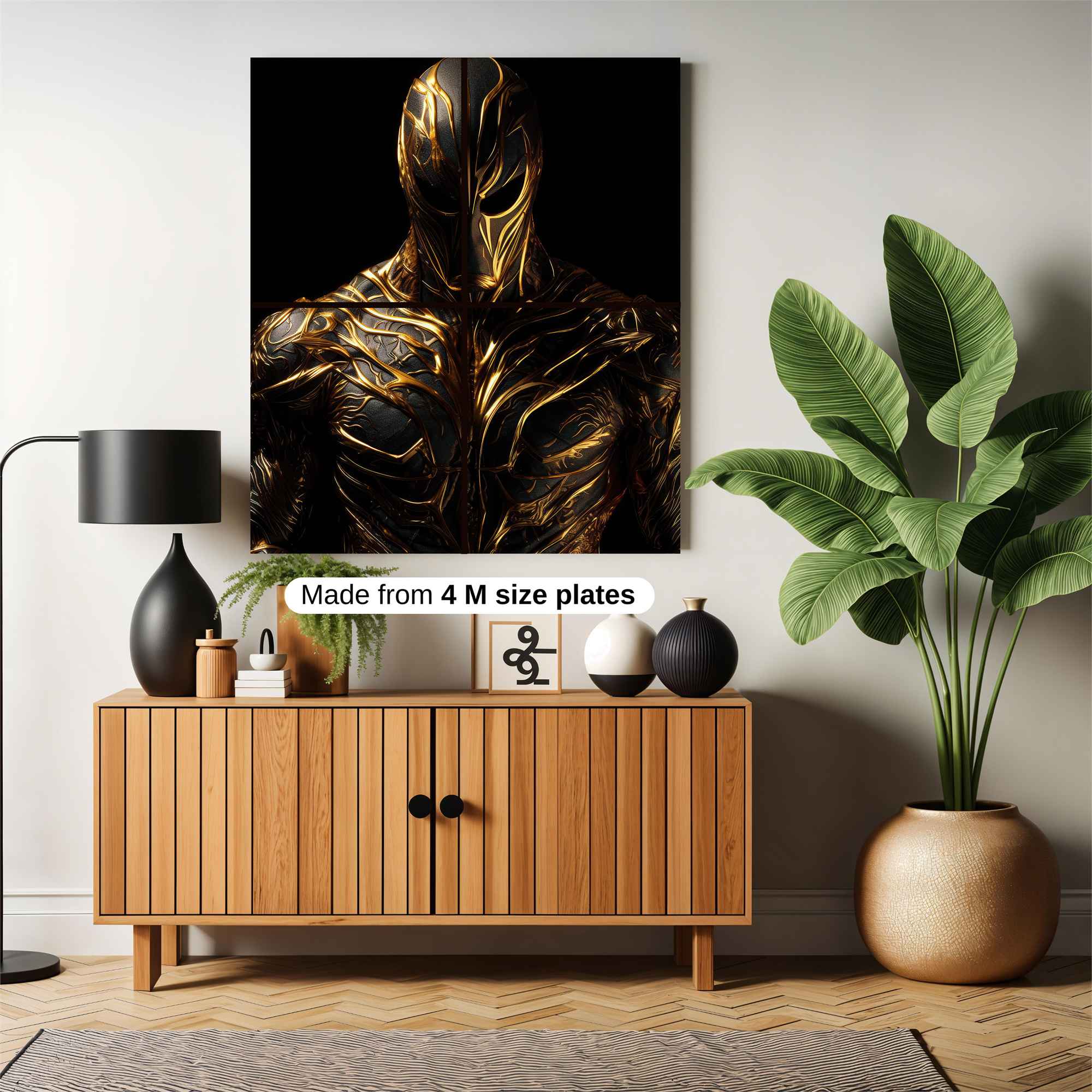 Golden Menace Safe Wall Magnetic / M