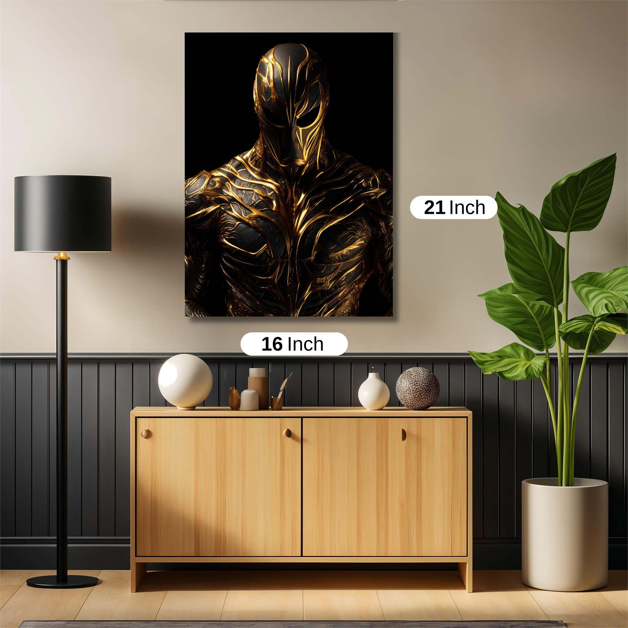 Golden Menace Safe Wall Magnetic / M