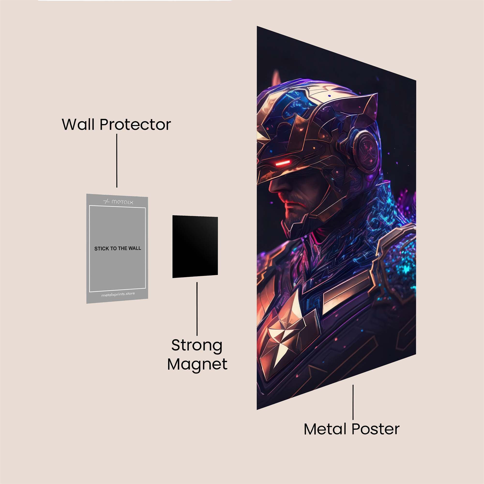 Captain Radiant Safe Wall Magnetic / M