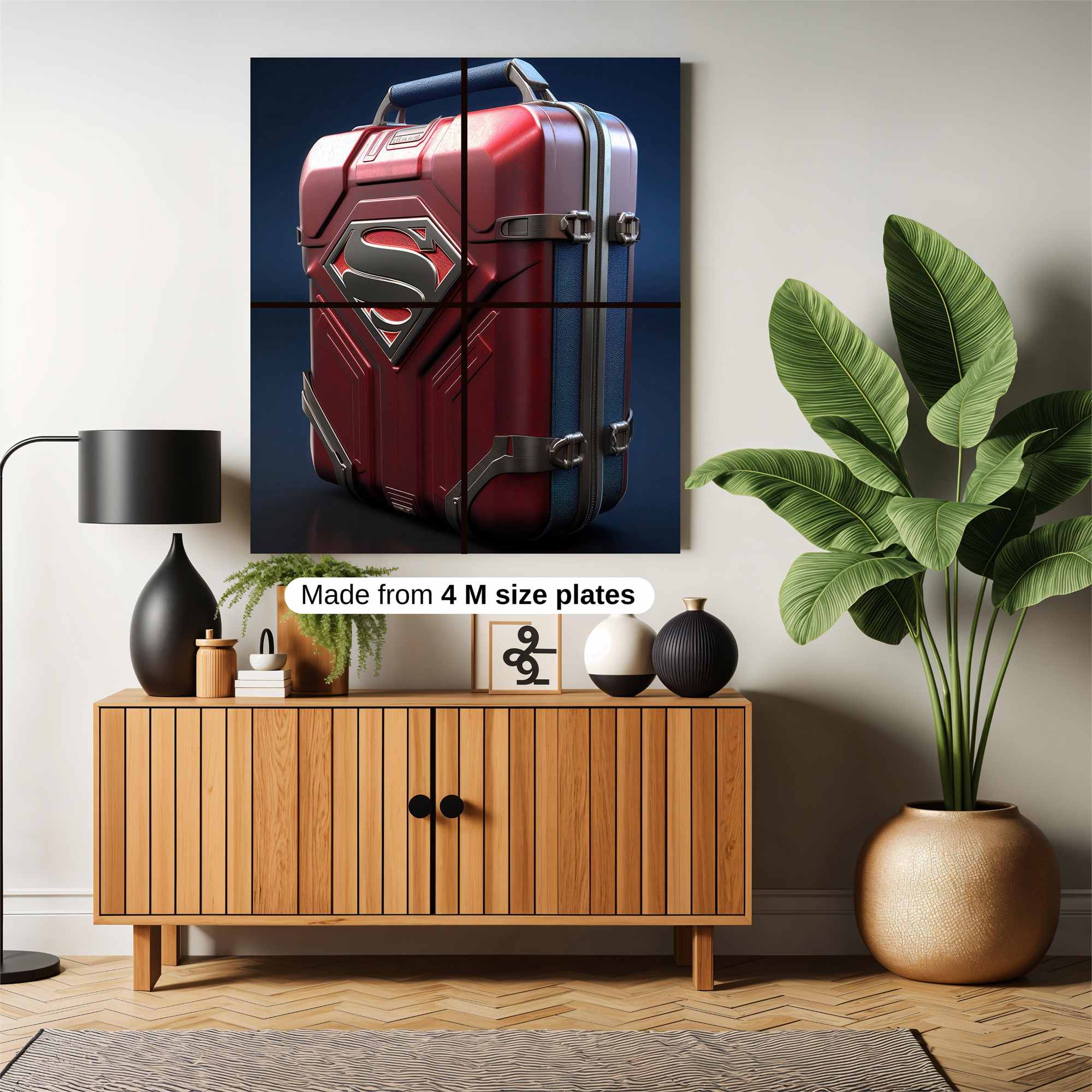 Superman's Vault Safe Wall Magnetic / M