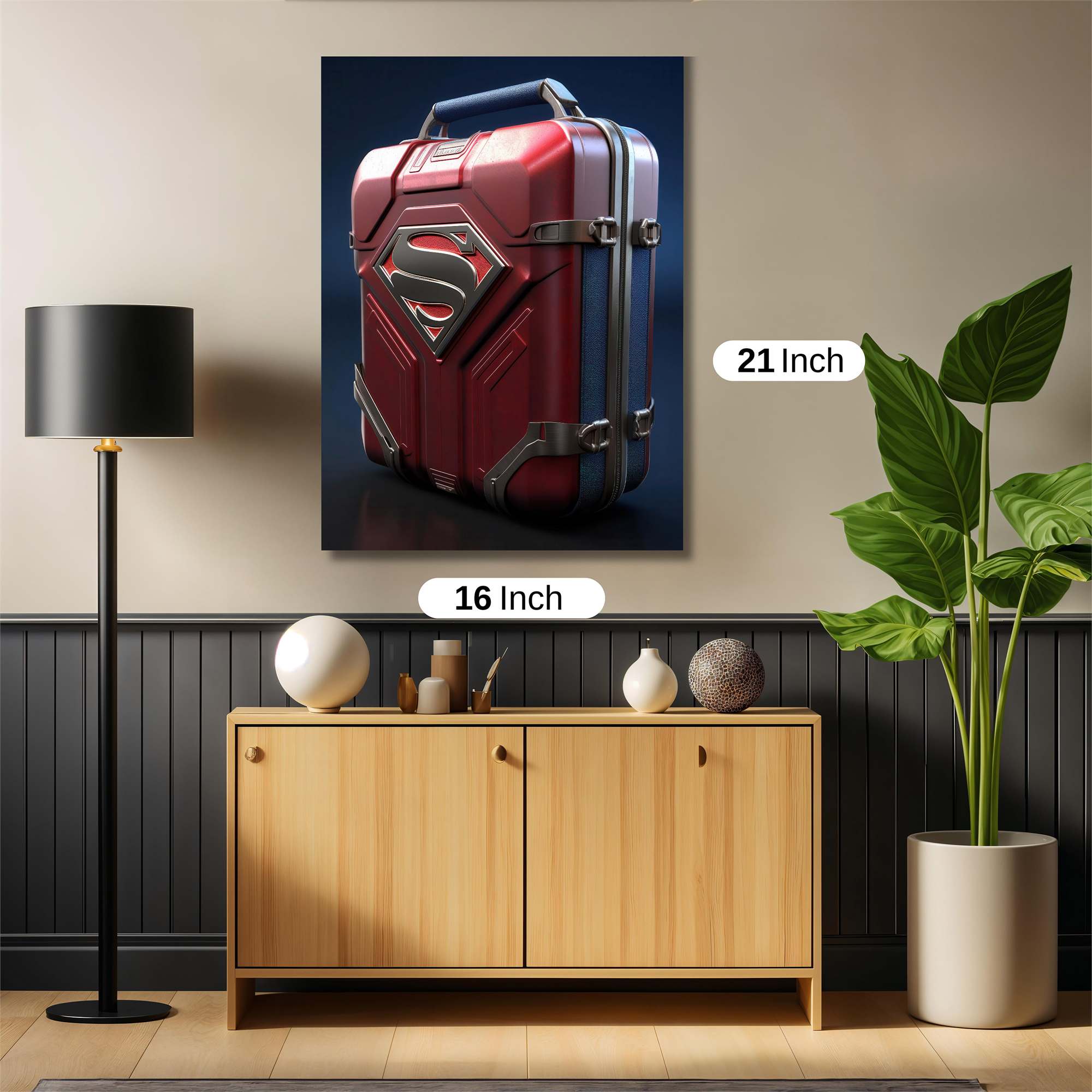 Superman's Vault Safe Wall Magnetic / M