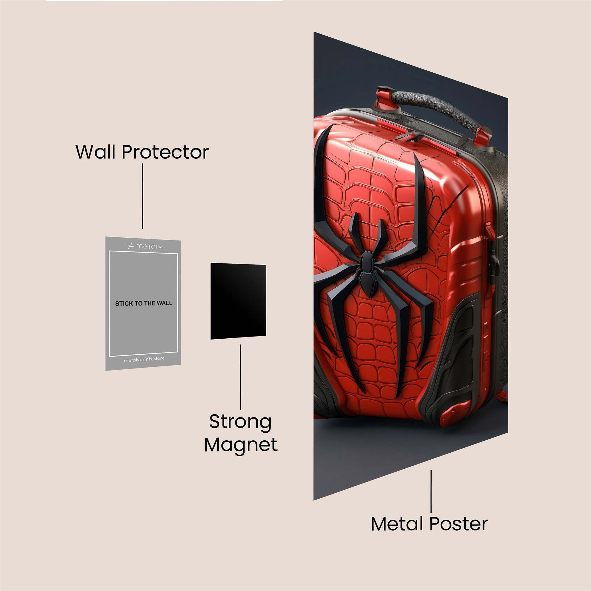 Spider Fierce Safe Wall Magnetic / M