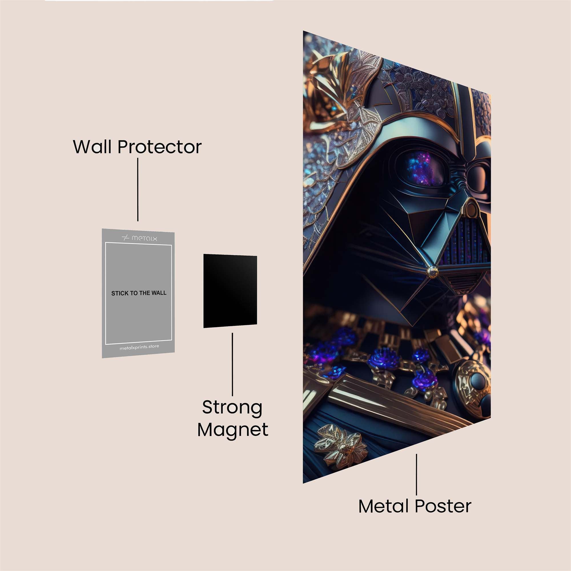 Vader Regal Safe Wall Magnetic / M