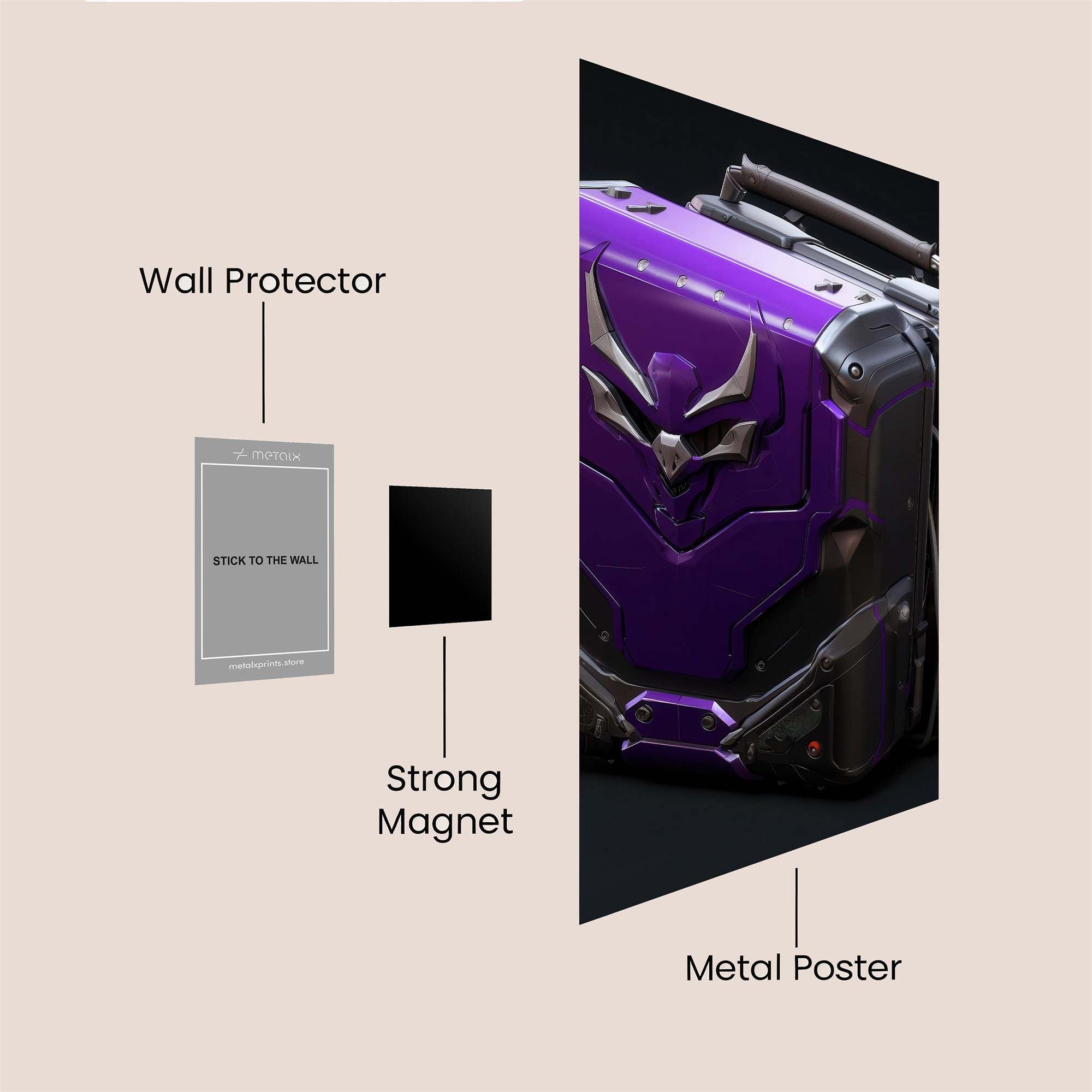 Raven Enigma Safe Wall Magnetic / M