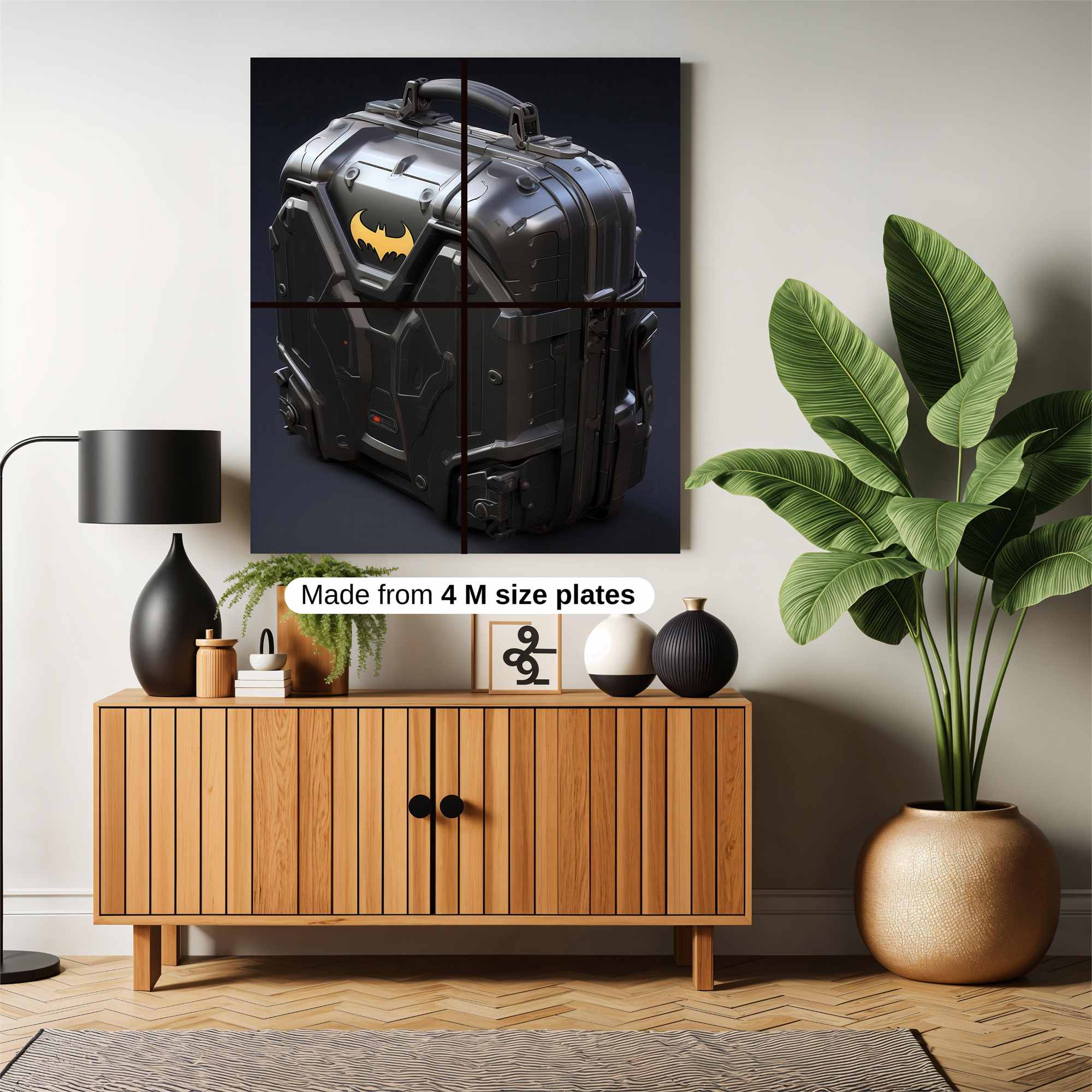 Batman Stealth Safe Wall Magnetic / M