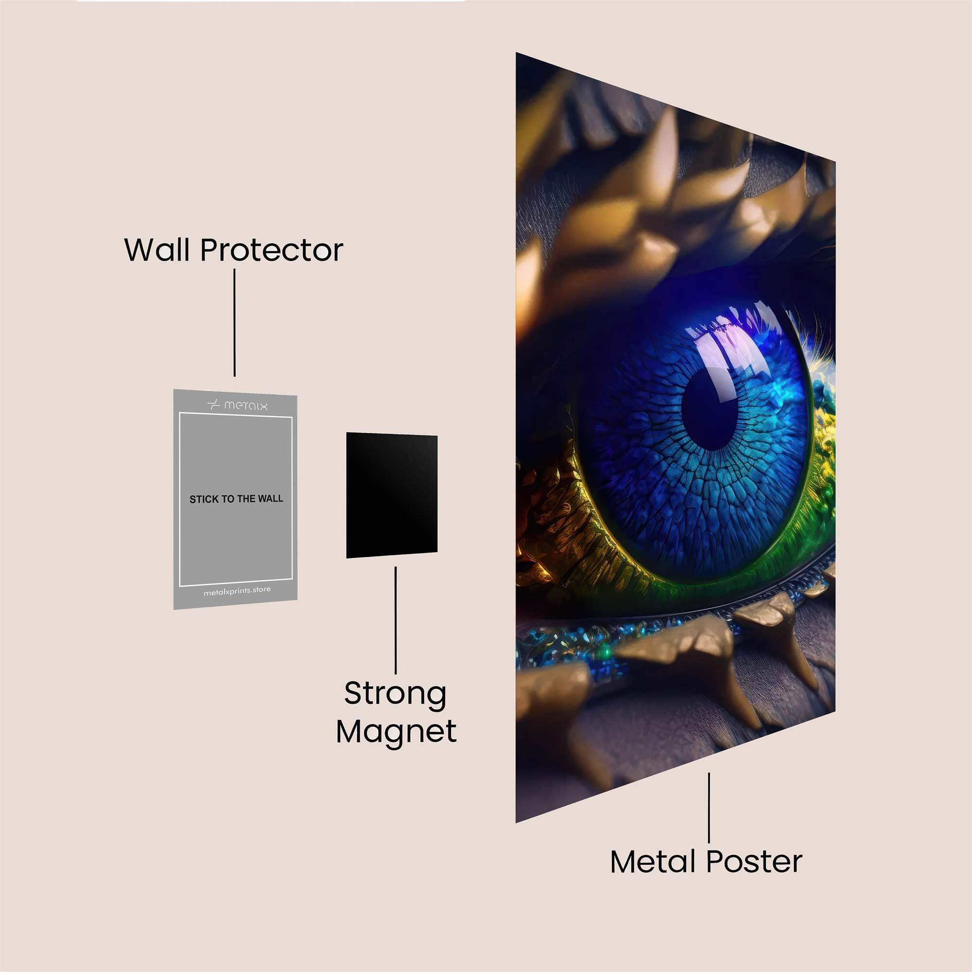 Dragon Enigma Safe Wall Magnetic / M
