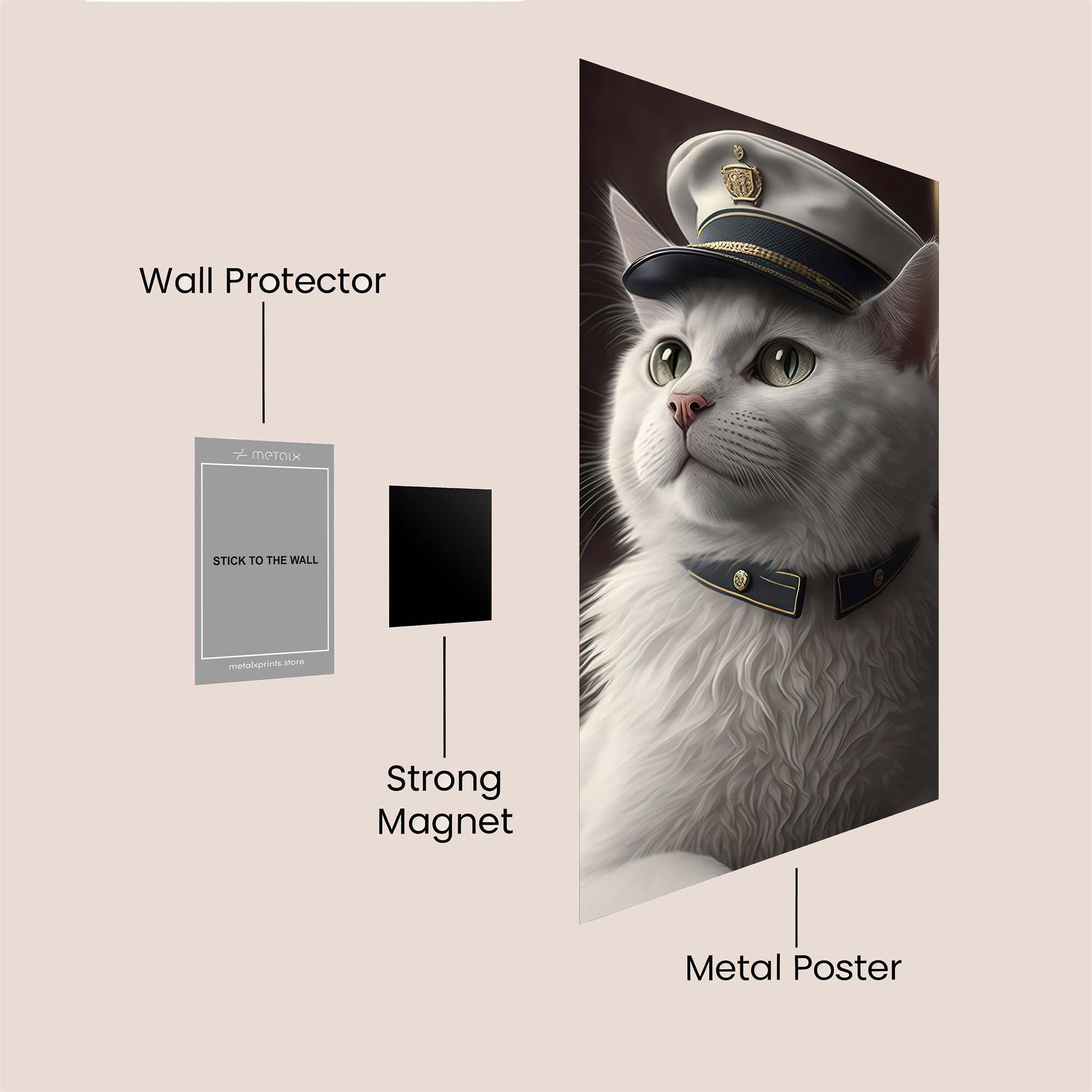 Captain Regal Safe Wall Magnetic / M