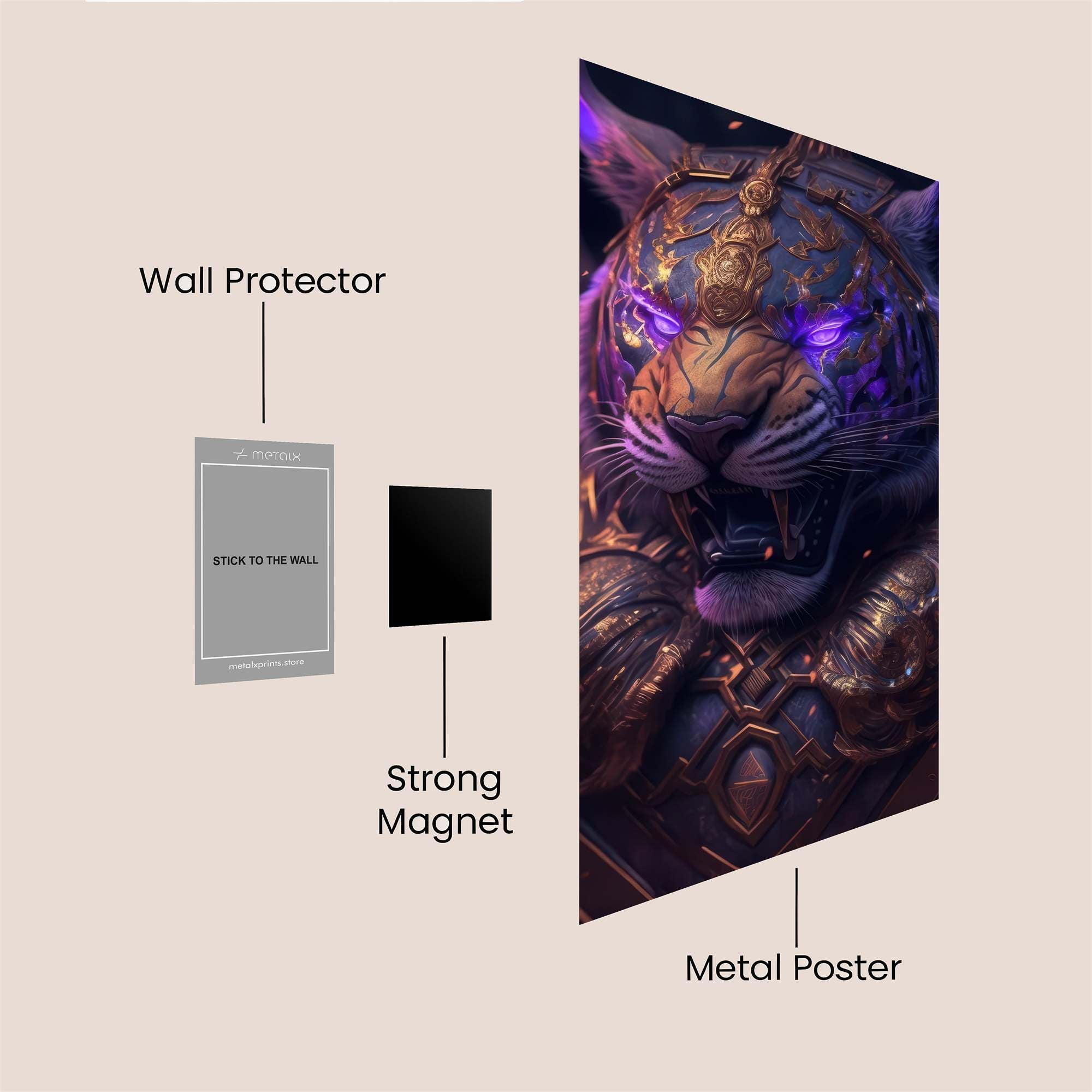 Tiger Regal Safe Wall Magnetic / M
