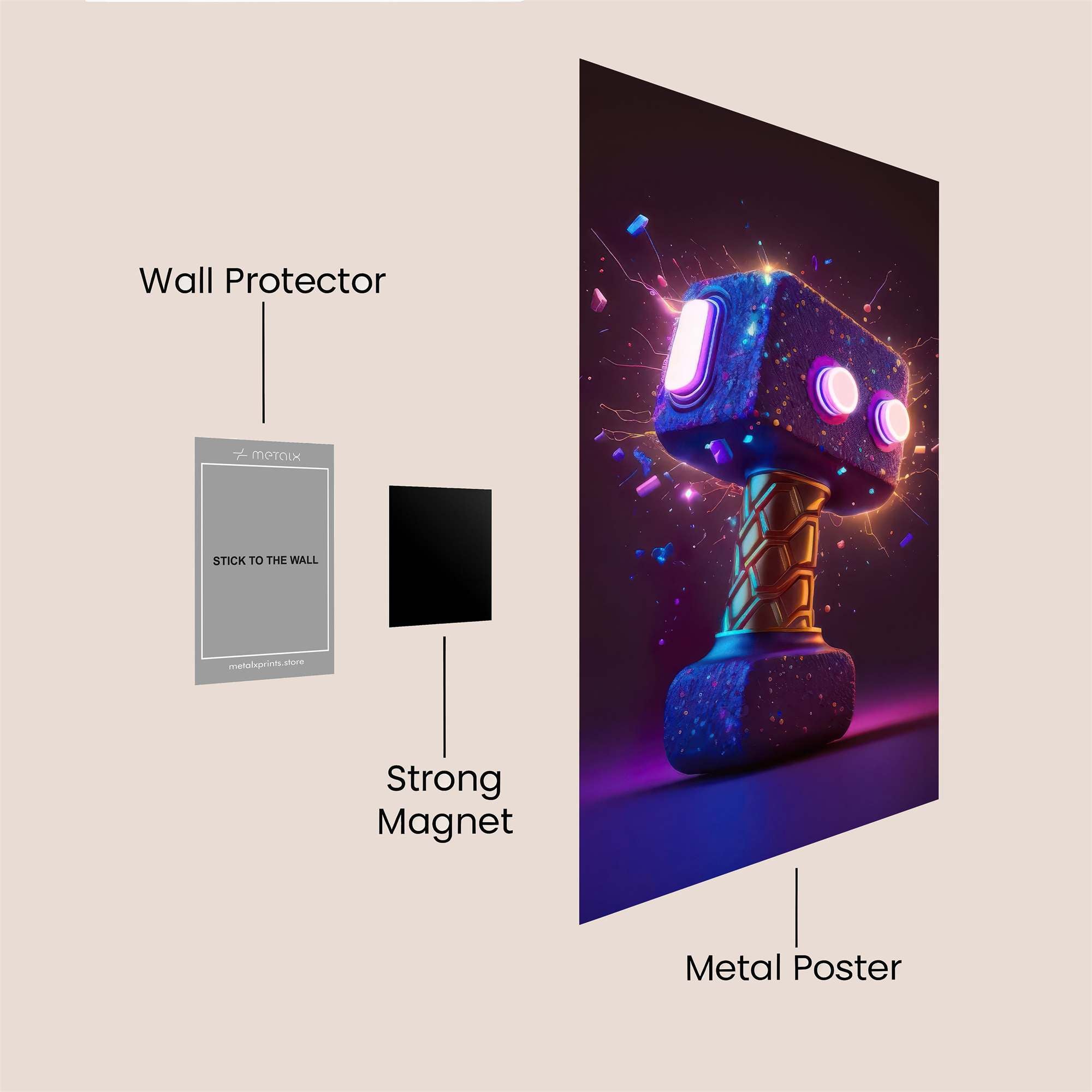 Bot Radiant Safe Wall Magnetic / M