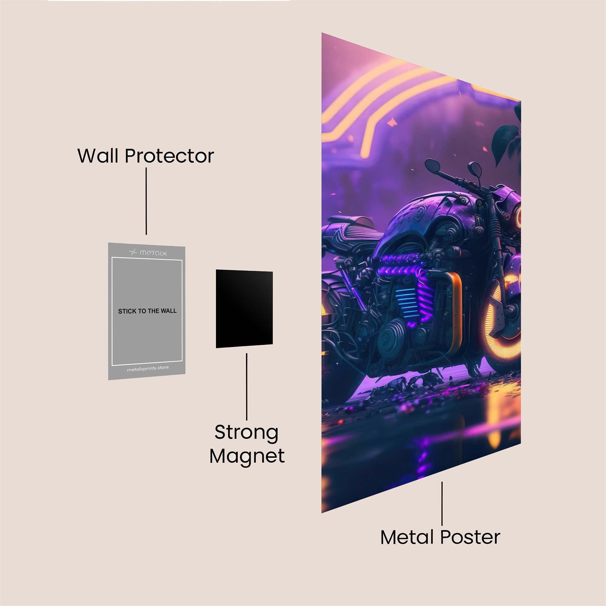 Neon Dream Safe Wall Magnetic / M