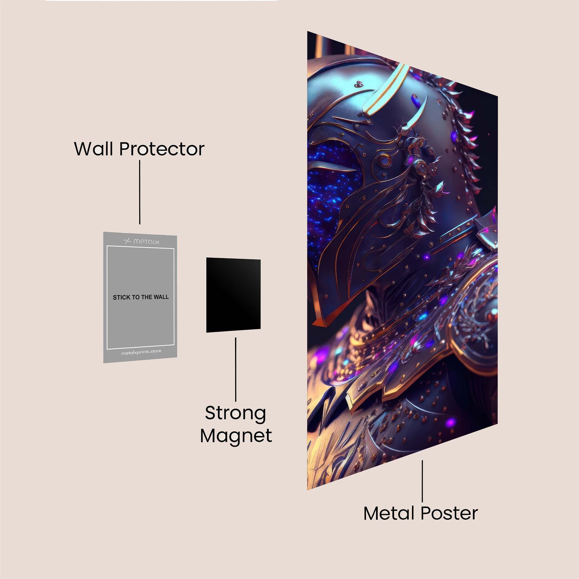 Knight Enigma Safe Wall Magnetic / M