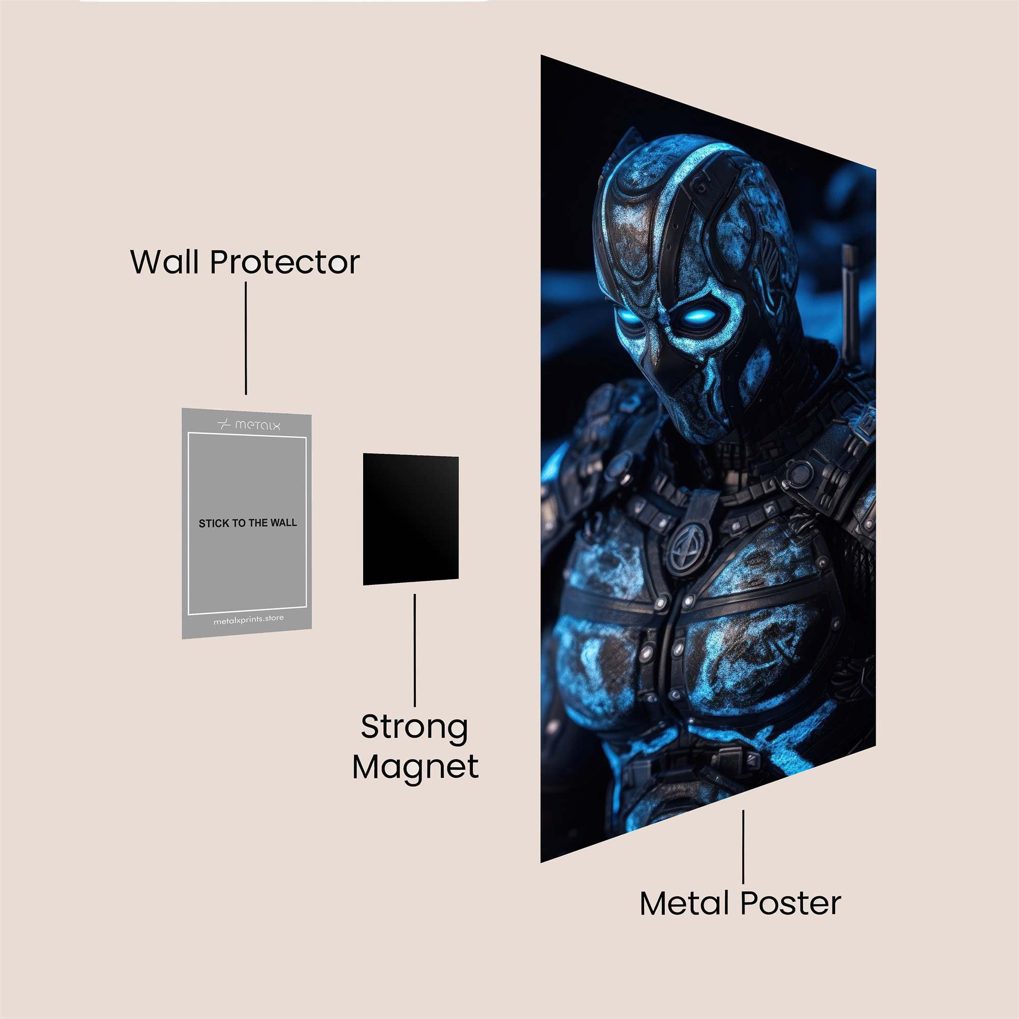 Nocturnal Ninja Safe Wall Magnetic / M