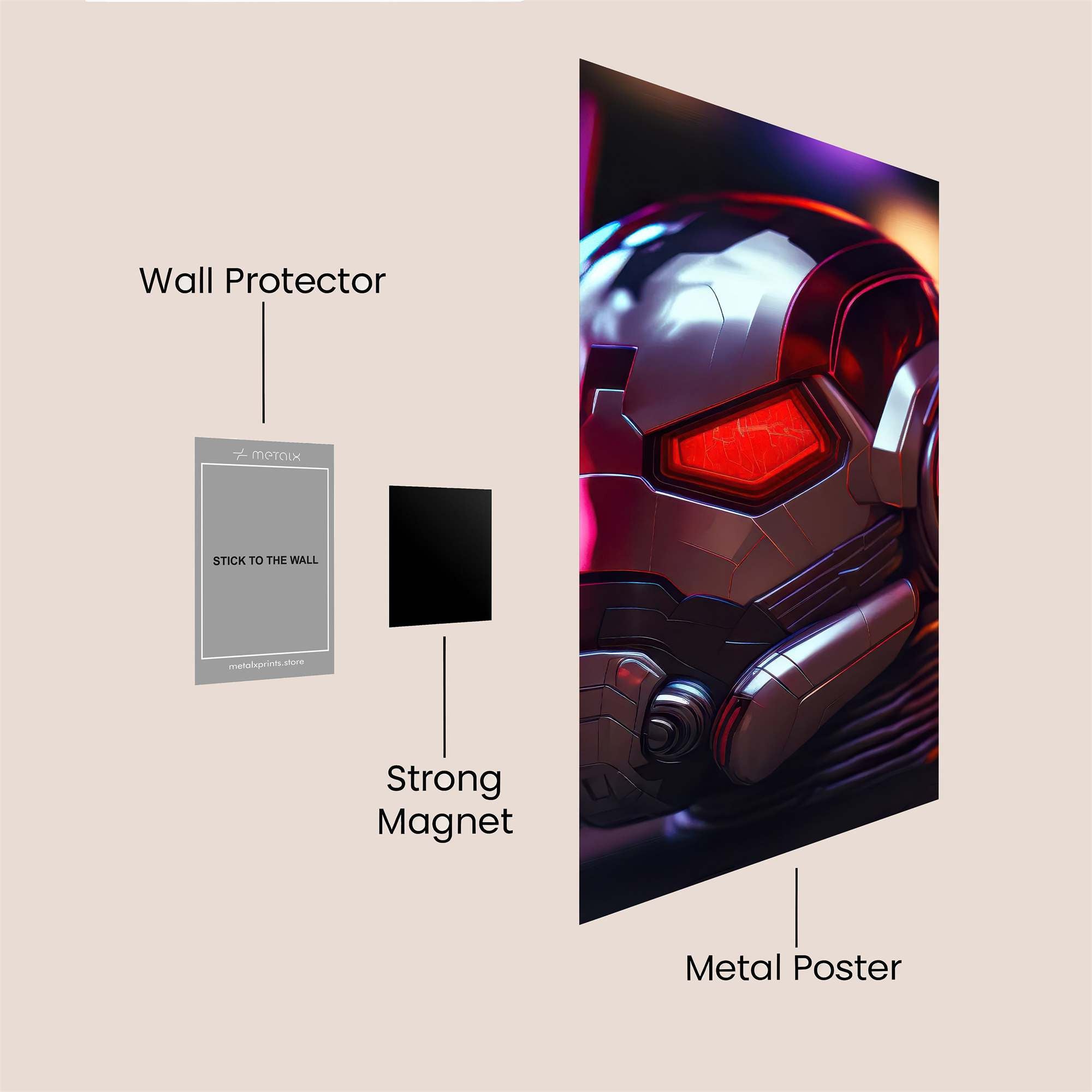 Ant-Man Radiant Safe Wall Magnetic / M