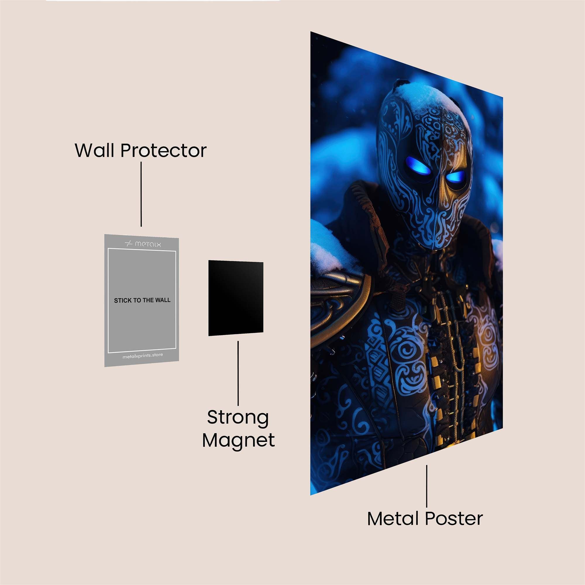 Winter Wraith Safe Wall Magnetic / M