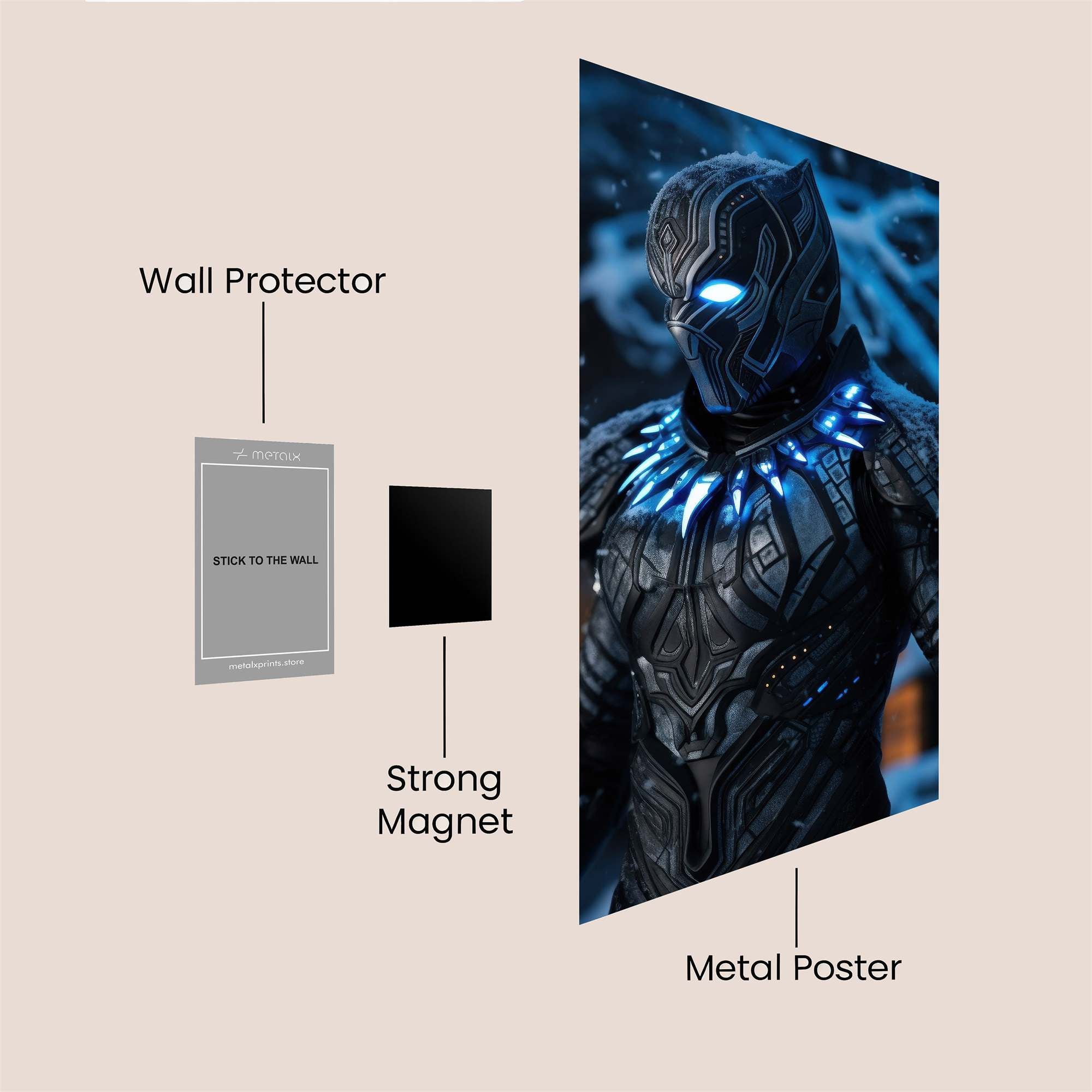 BlackPanther Majestic Safe Wall Magnetic / M
