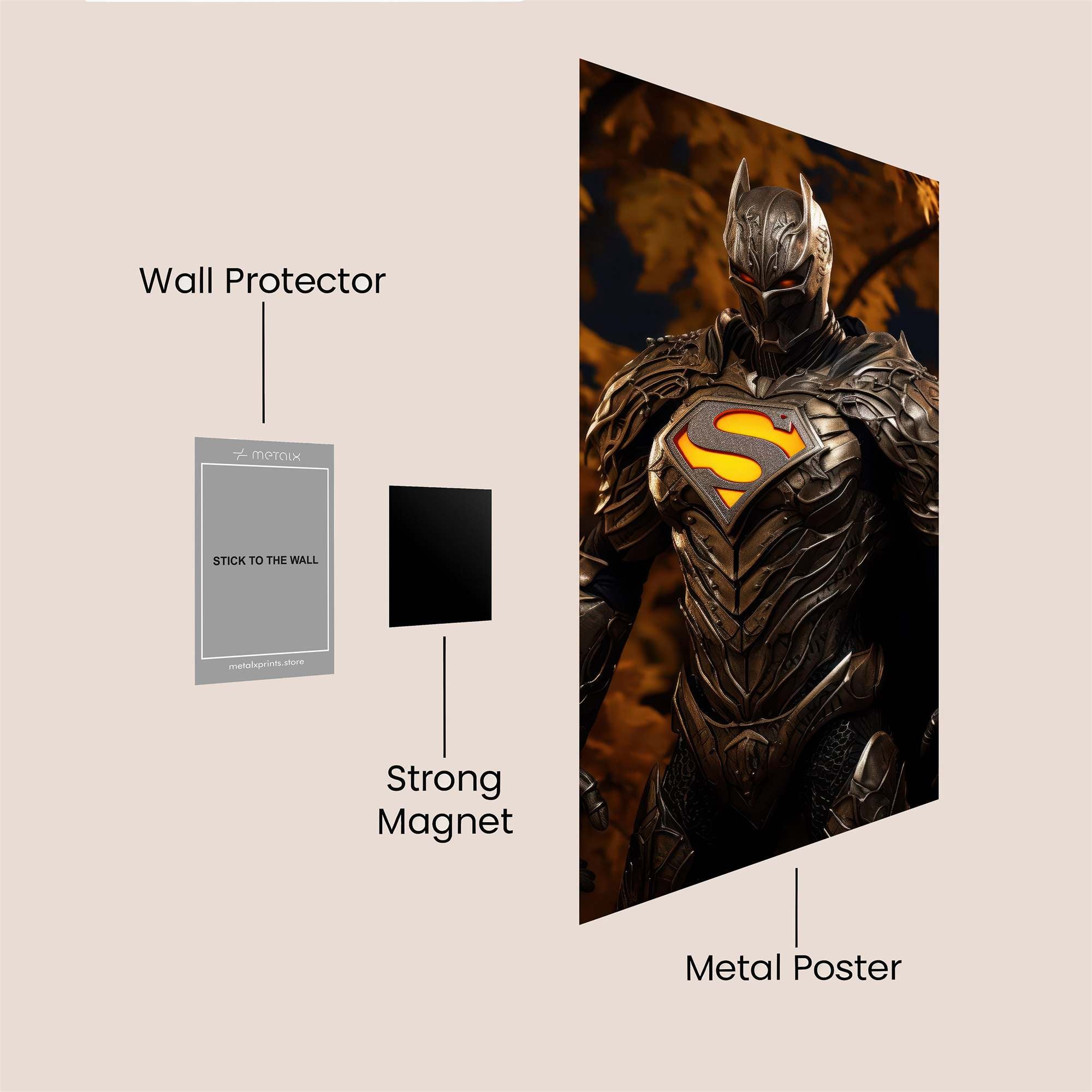 Knightly Valor Safe Wall Magnetic / M