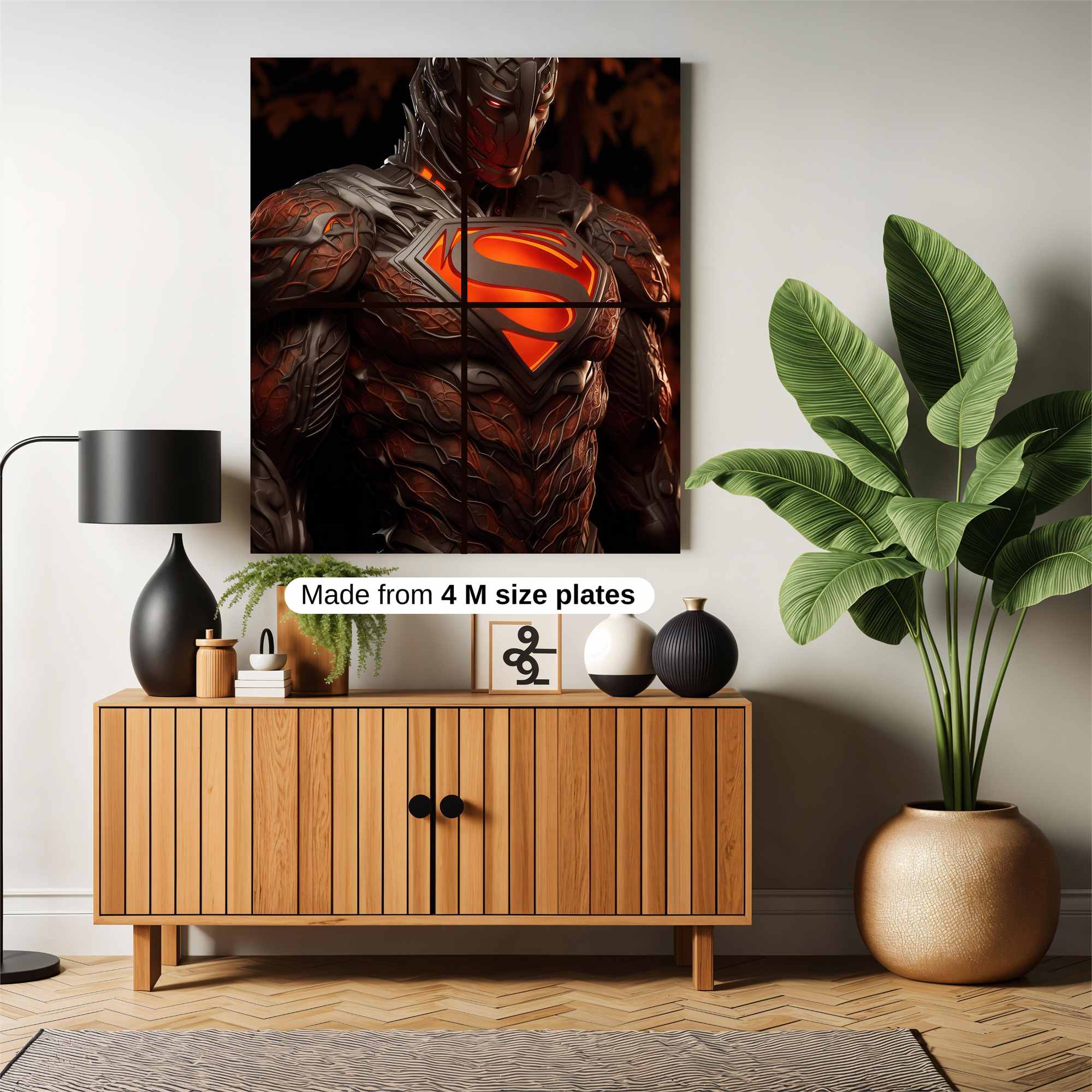 Superman Sinister Safe Wall Magnetic / M