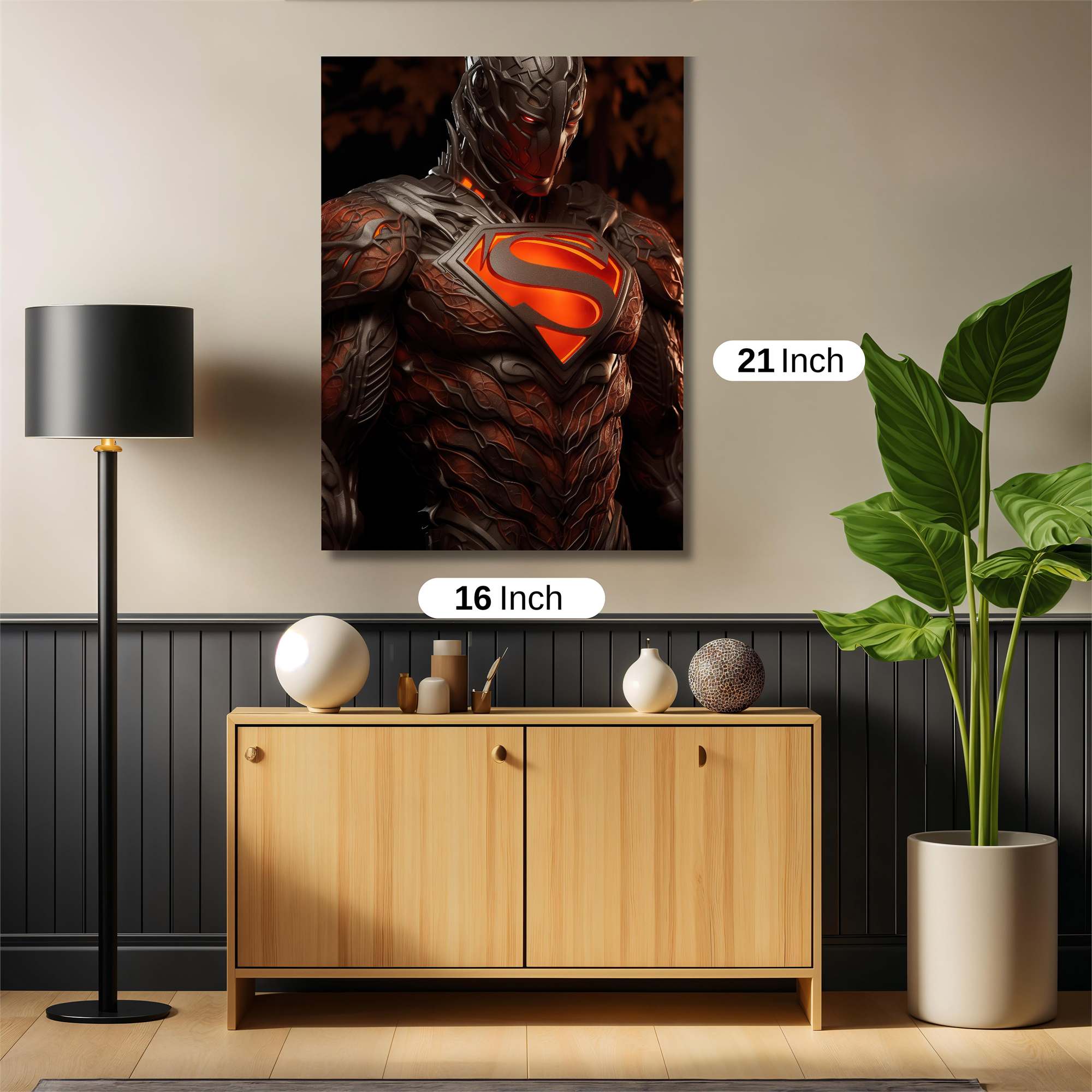 Superman Sinister Safe Wall Magnetic / M