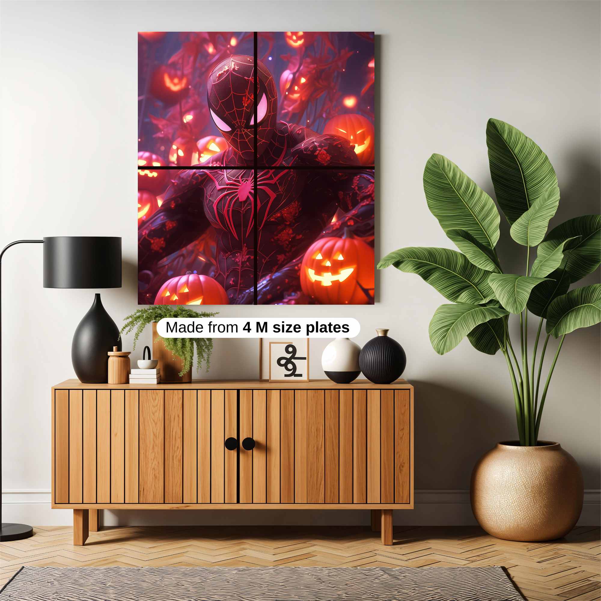 Spider-Halloween Safe Wall Magnetic / M