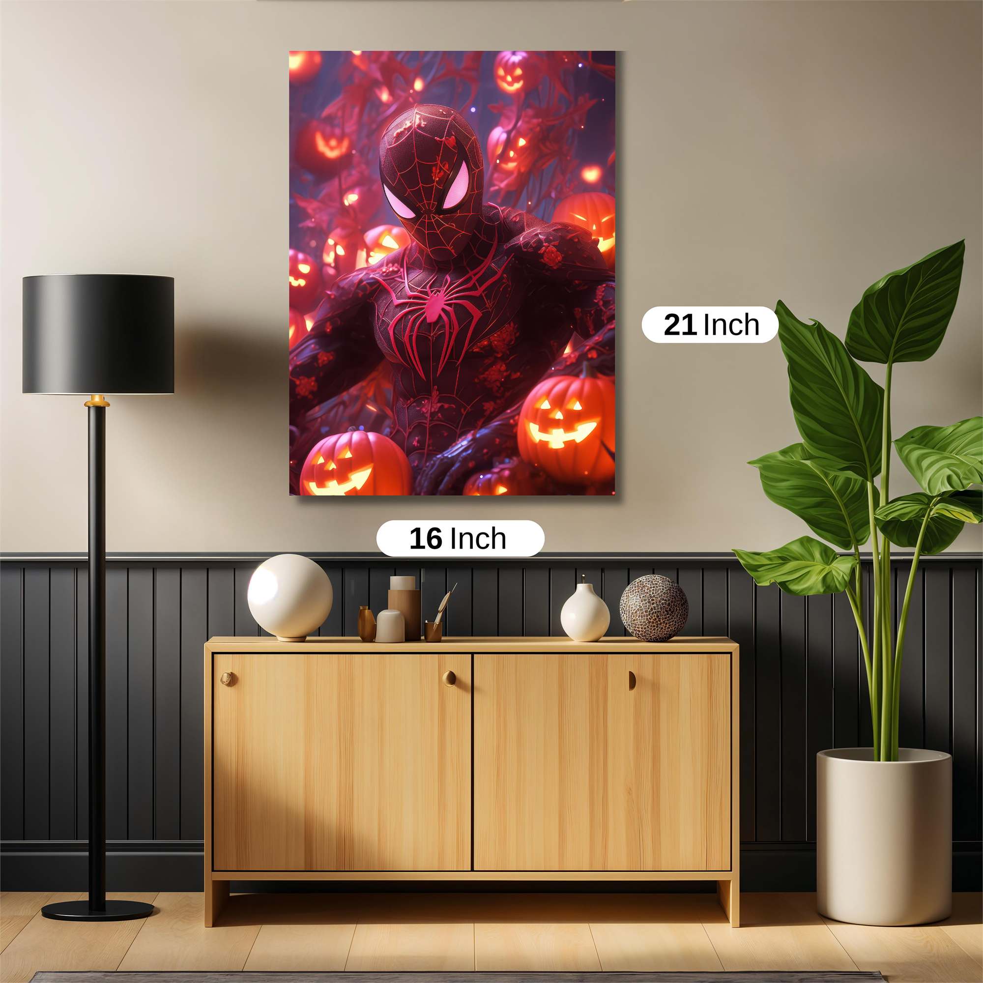 Spider-Halloween Safe Wall Magnetic / M