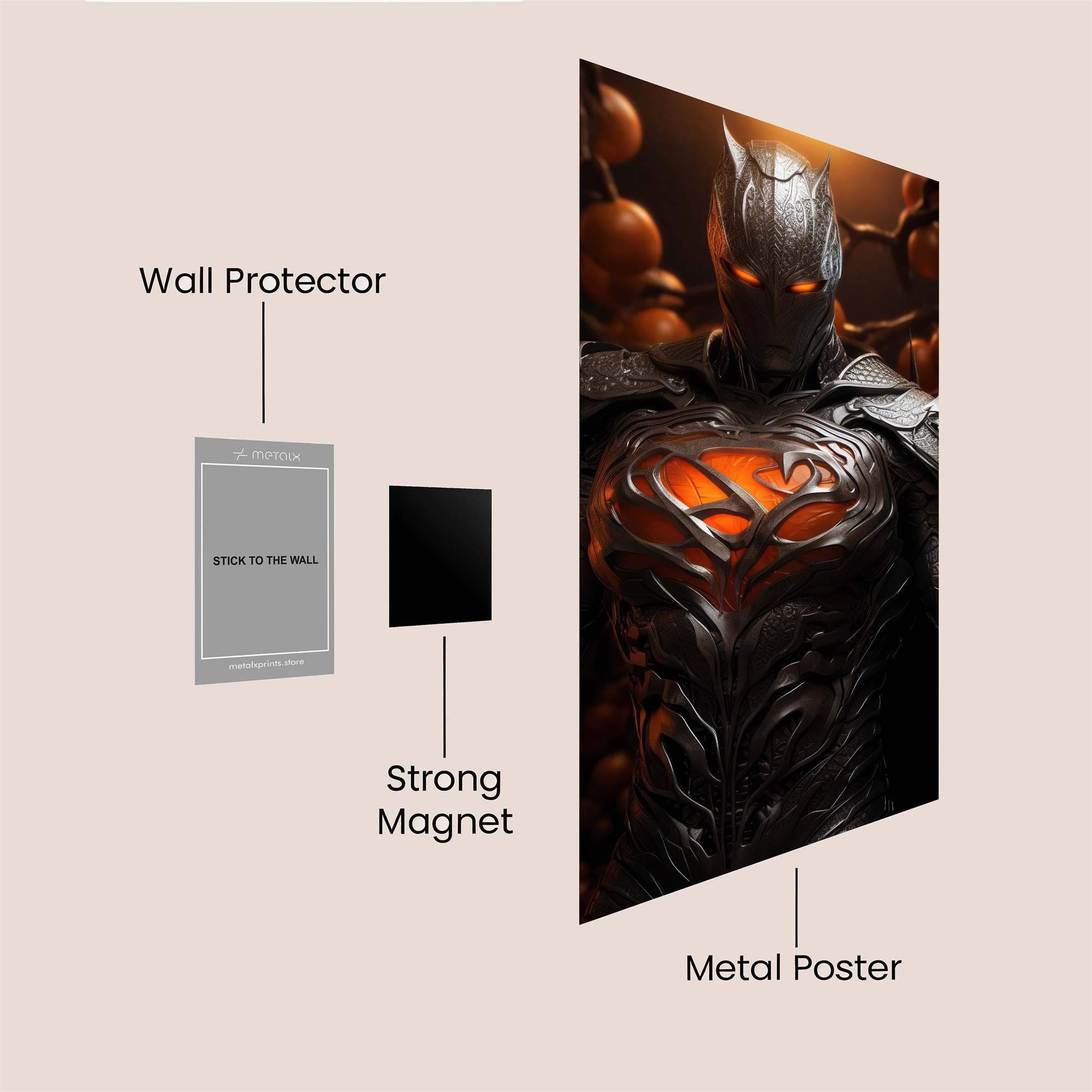 Superman Sinister Safe Wall Magnetic / M