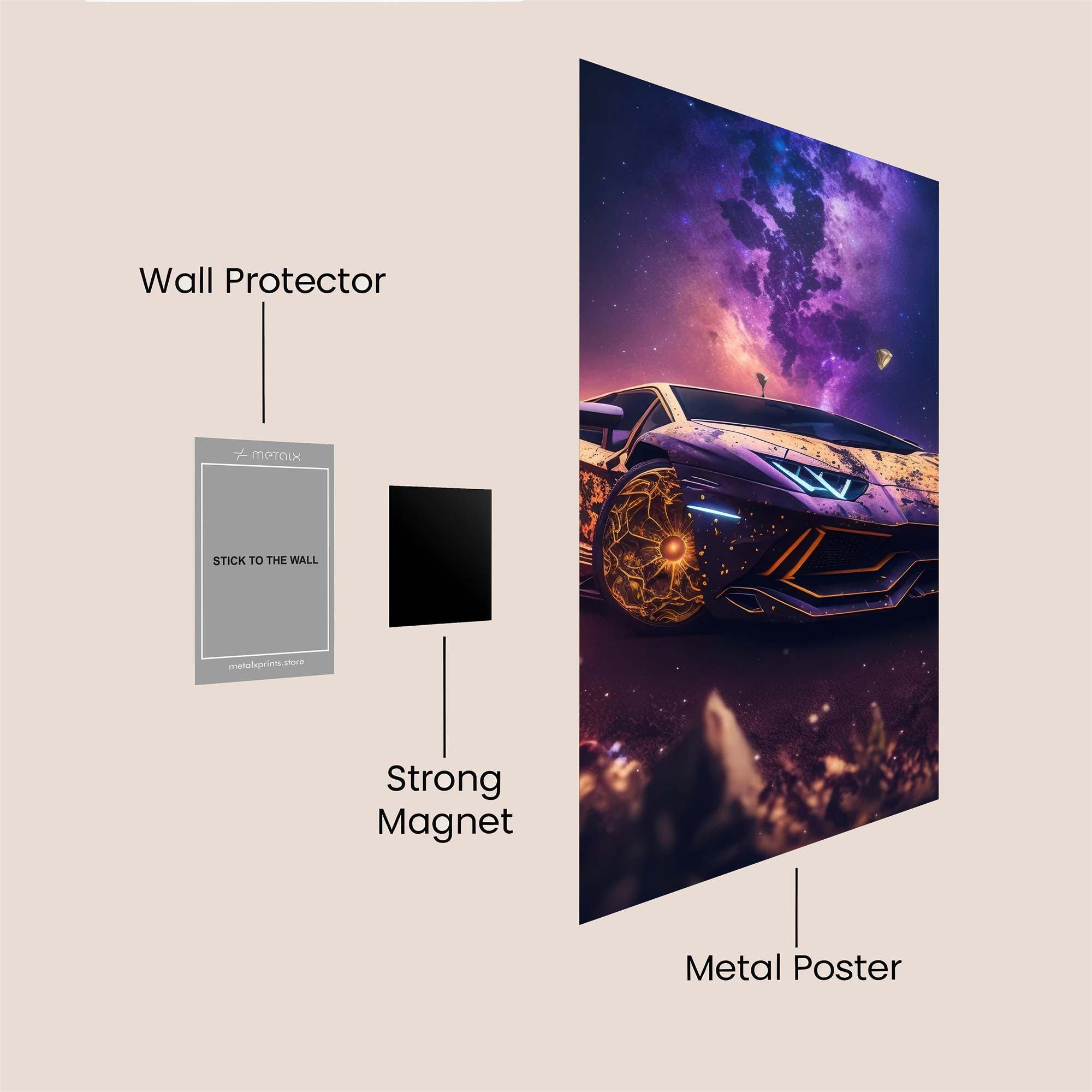 Lamborghini Cosmic Safe Wall Magnetic / M